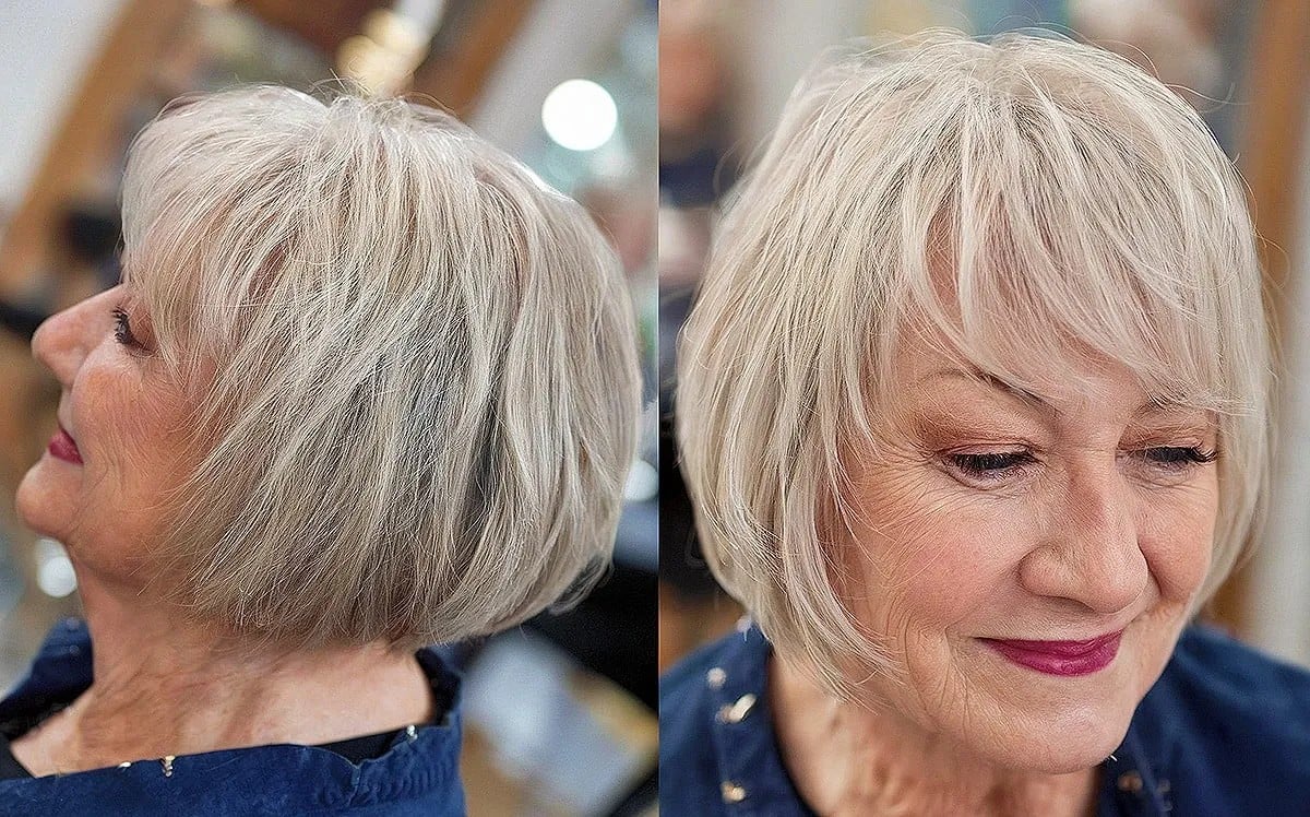 27 Stylish Bob Haircuts for Women Over 70 Who Want a Fashionable Look