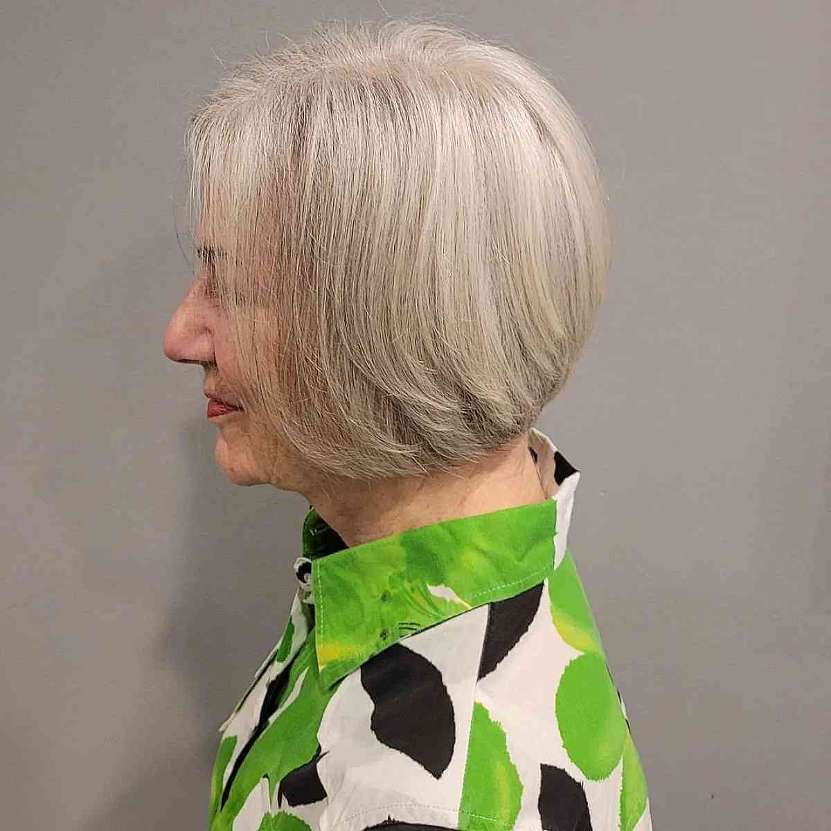 22 No-Fuss, Yet Stylish Short Bob Haircuts for Women Over 70