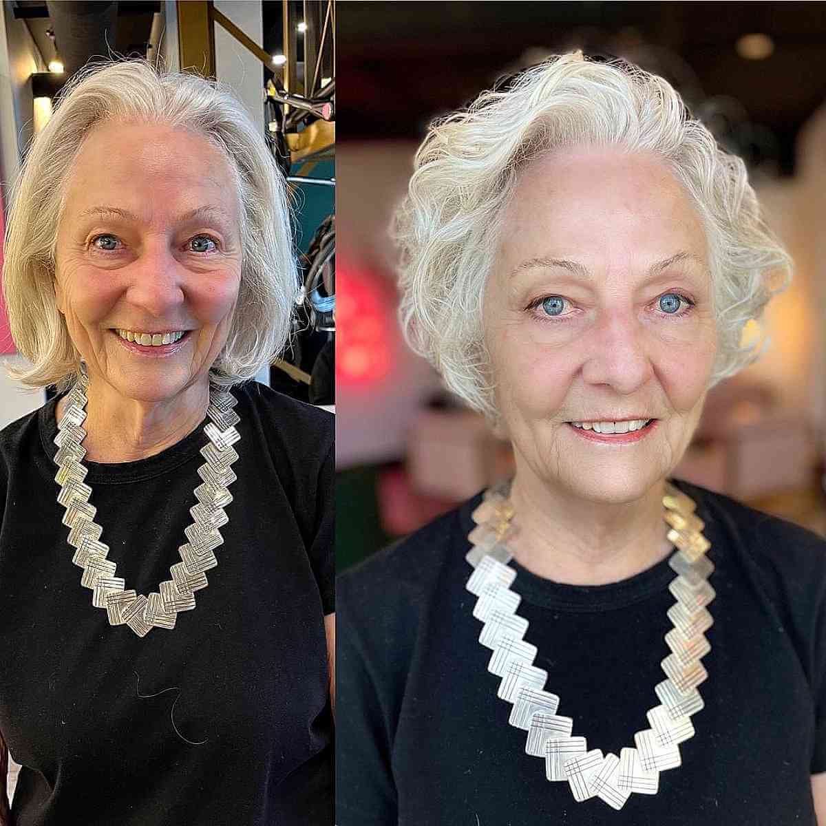 22 No-Fuss, Yet Stylish Short Bob Haircuts for Women Over 70