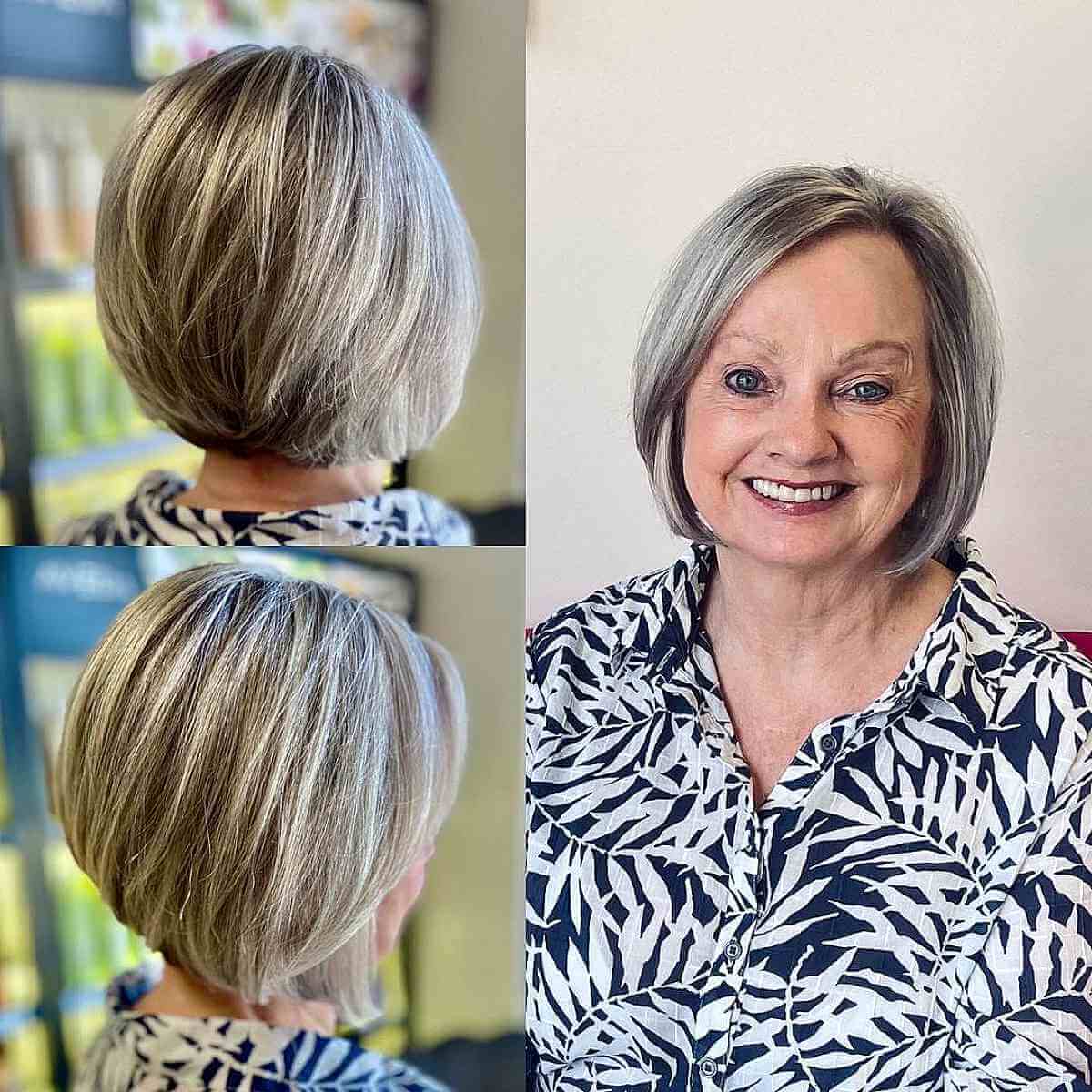 22 No-Fuss, Yet Stylish Short Bob Haircuts for Women Over 70