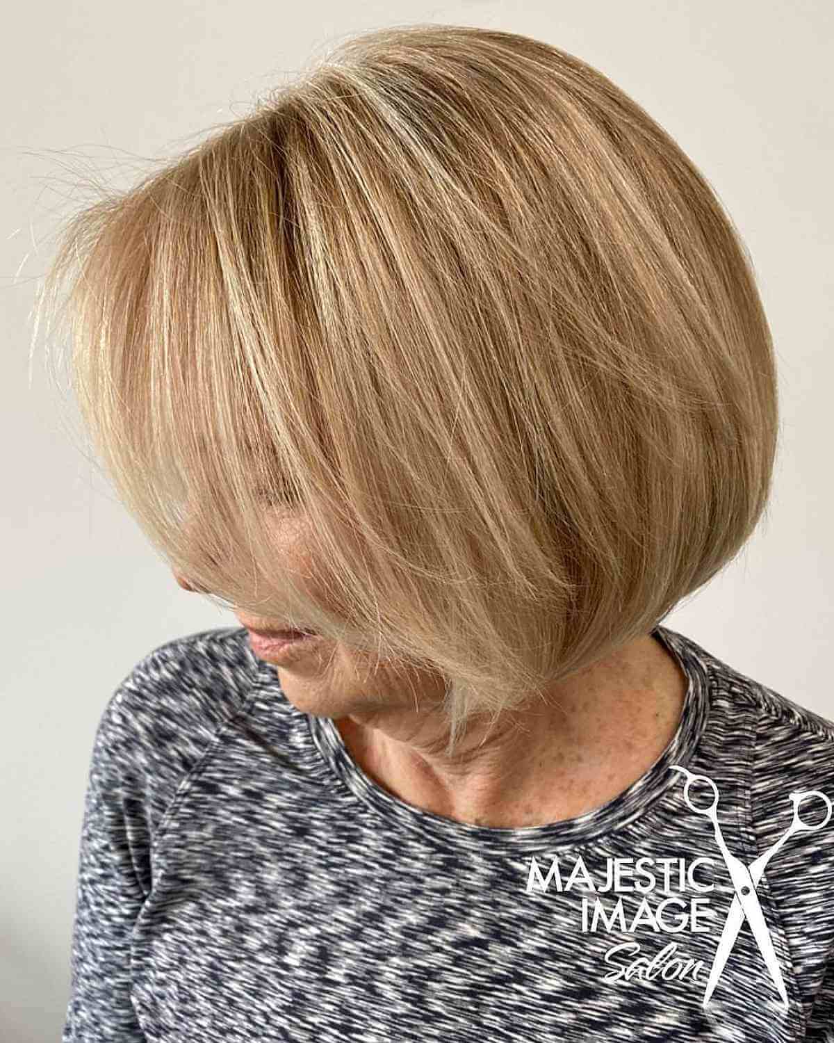 22 No-Fuss, Yet Stylish Short Bob Haircuts for Women Over 70