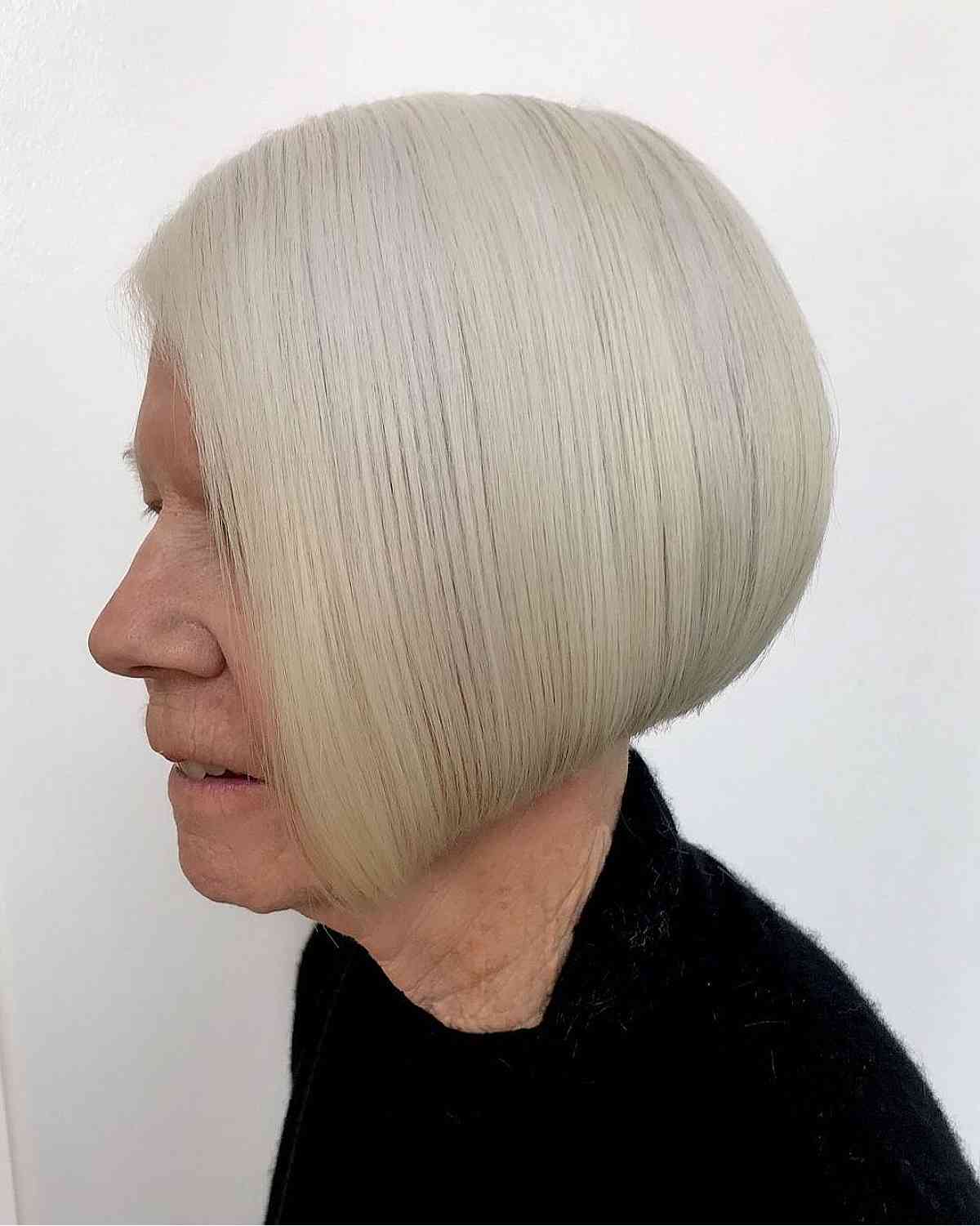 22 No-Fuss, Yet Stylish Short Bob Haircuts for Women Over 70