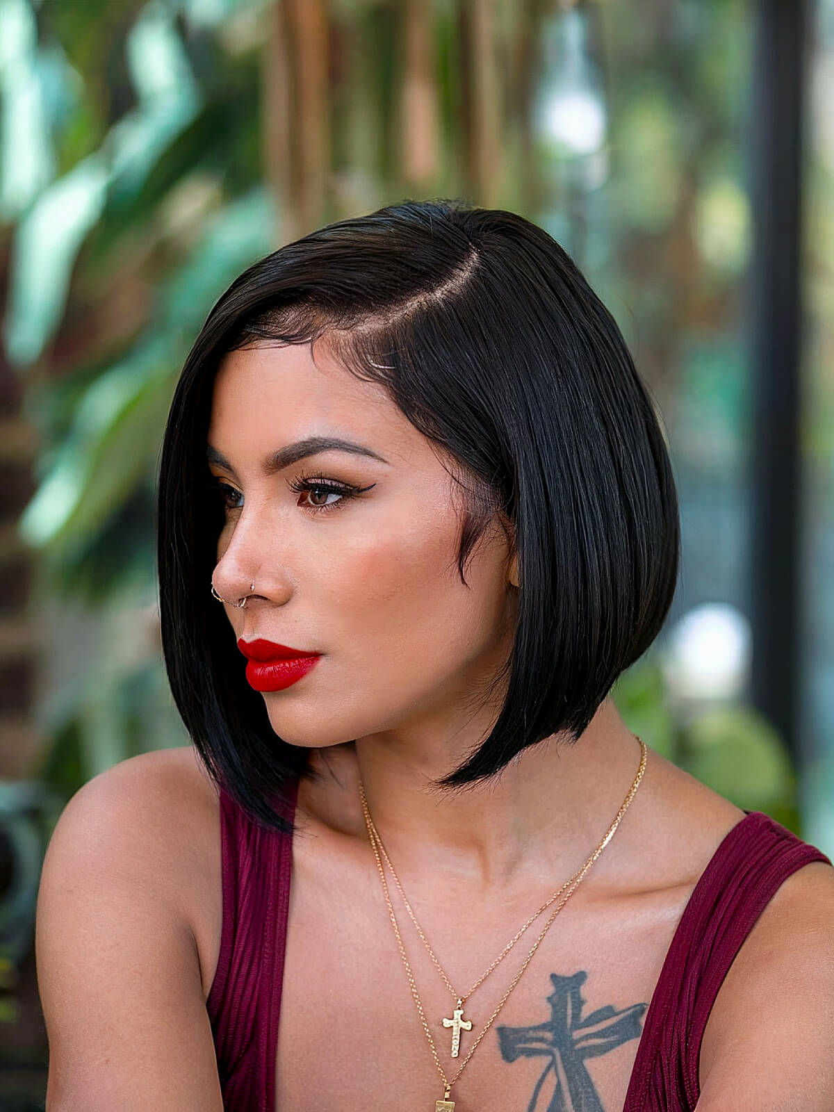 Top 50 Angled Bob Haircut Ideas + Face Shape & Hair Type Advice