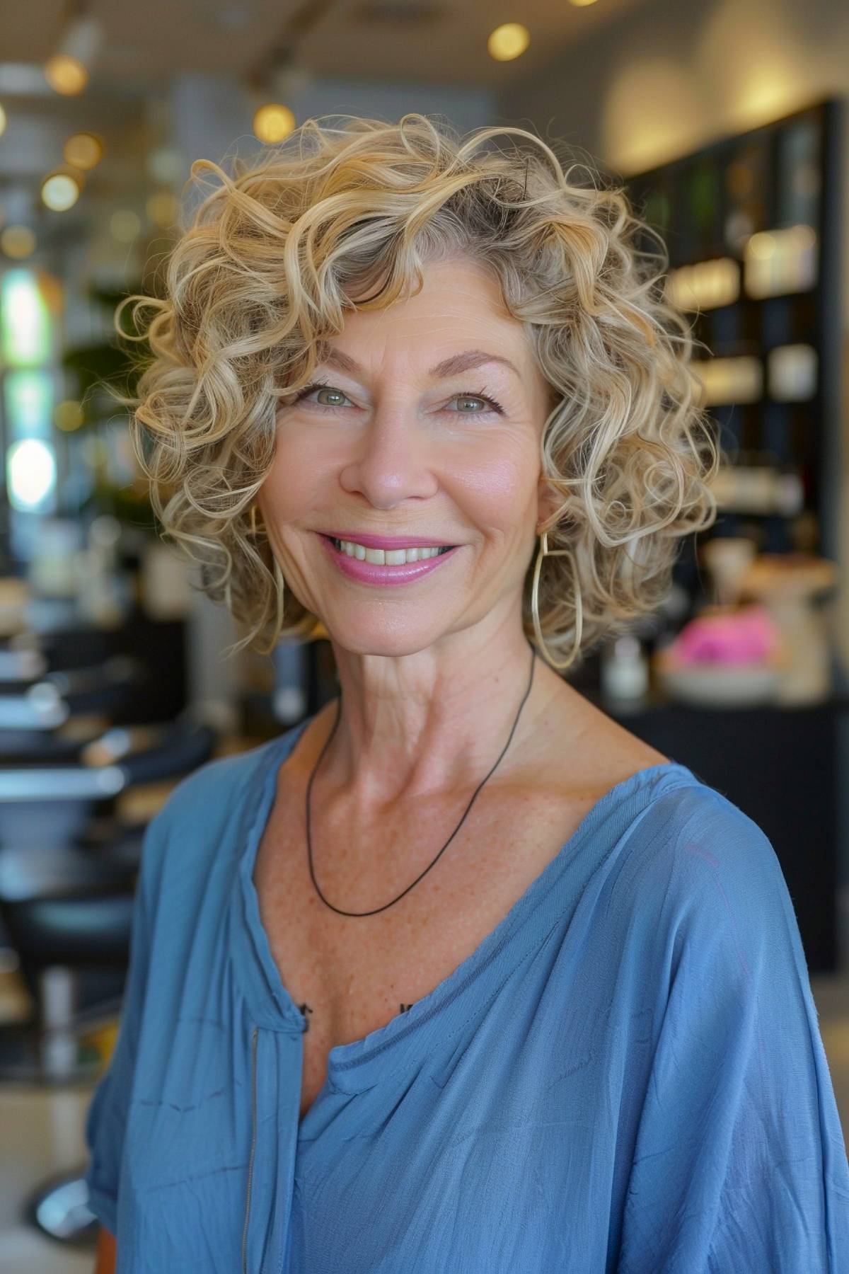 15+ Gorgeous Curly Bobs Older Women Will Love in 2025