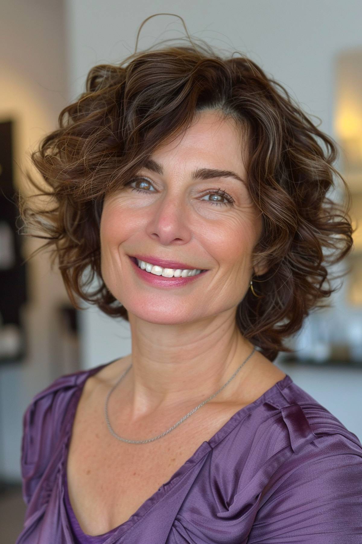 15+ Gorgeous Curly Bobs Older Women Will Love in 2025
