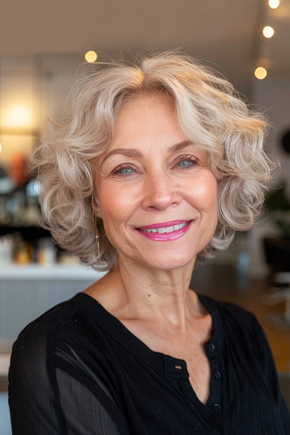 15+ Gorgeous Curly Bobs Older Women Will Love in 2025