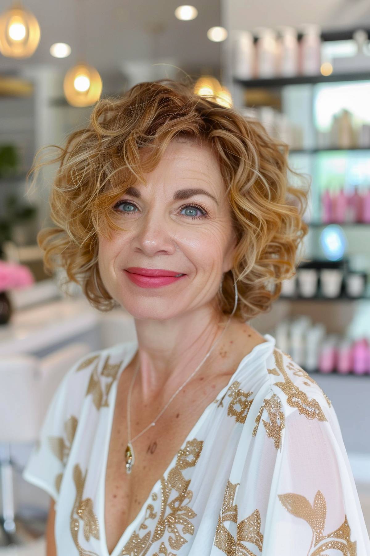 15+ Gorgeous Curly Bobs Older Women Will Love in 2025