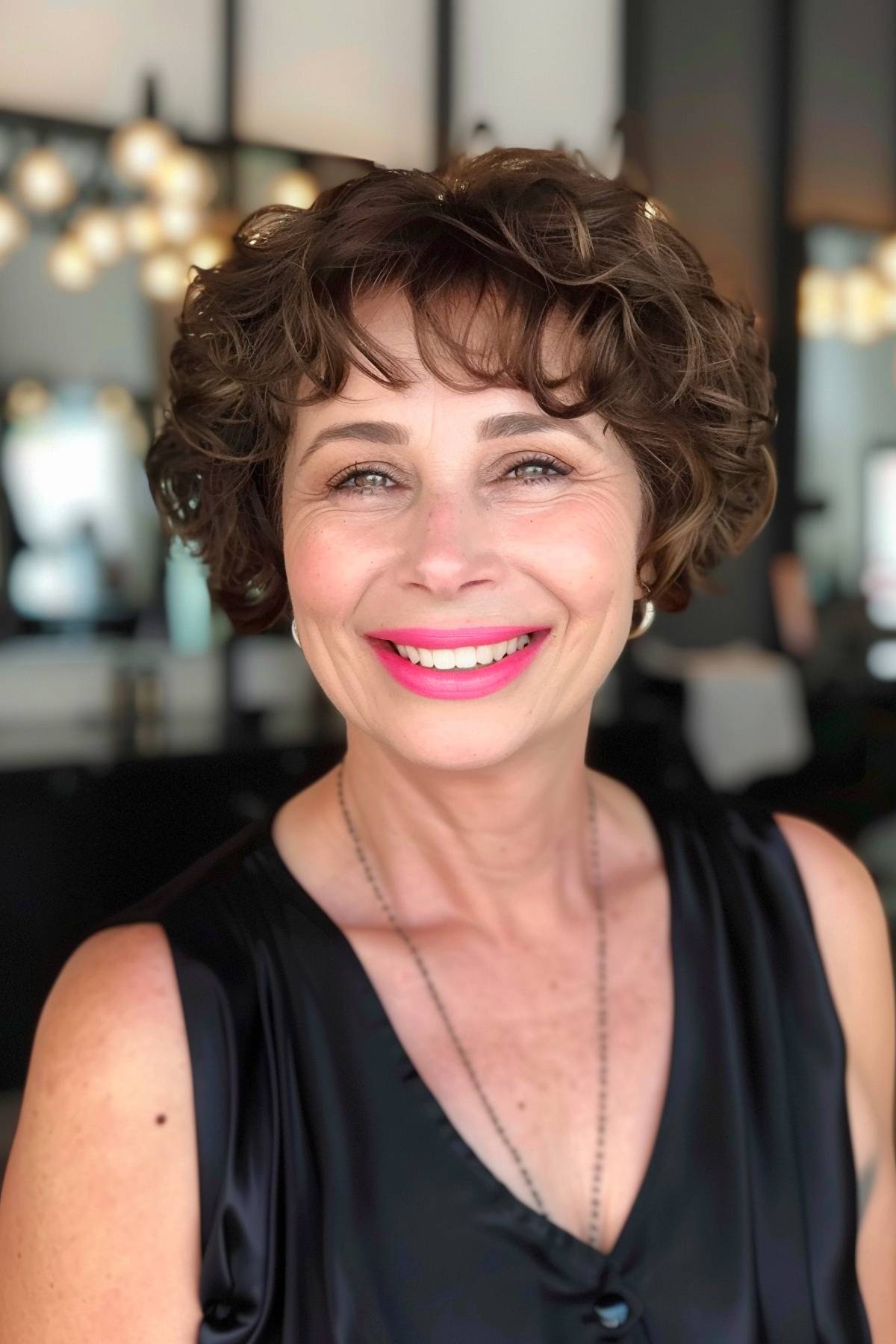 15+ Gorgeous Curly Bobs Older Women Will Love in 2025