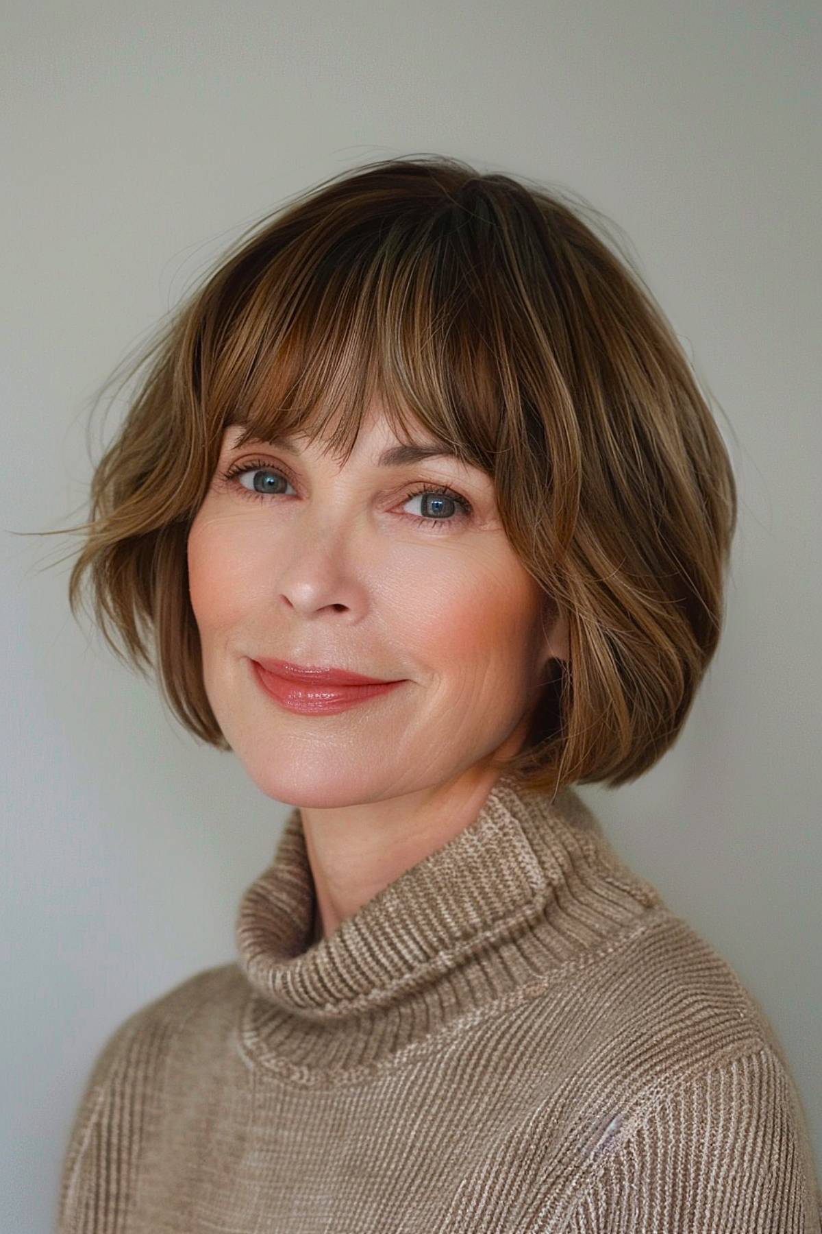 15+ Trendy Short Bob with Bangs Ideas Women Over 50 Are Loving for 2025