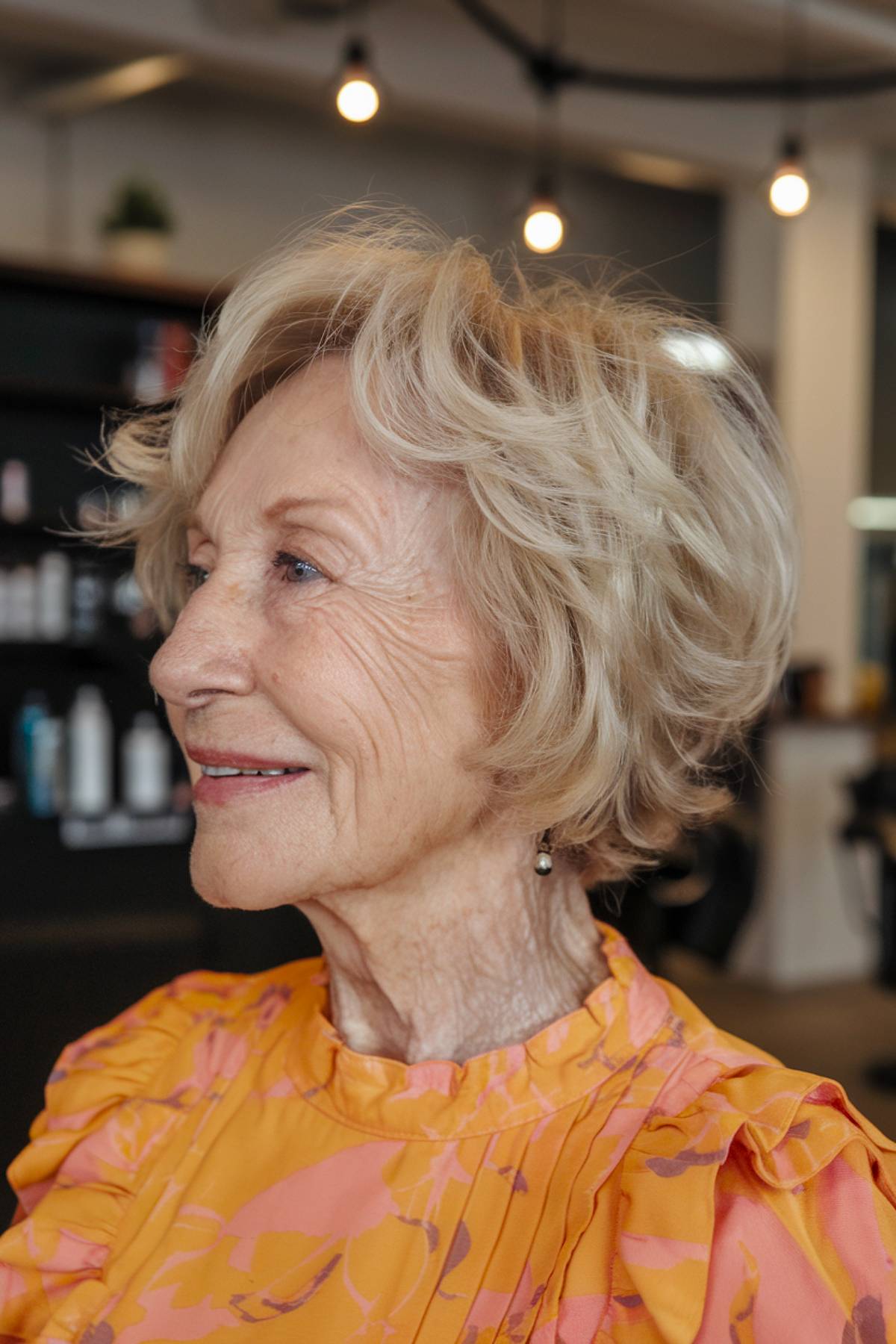 15+ Stylish Angled Bob Haircuts for Women Over 70