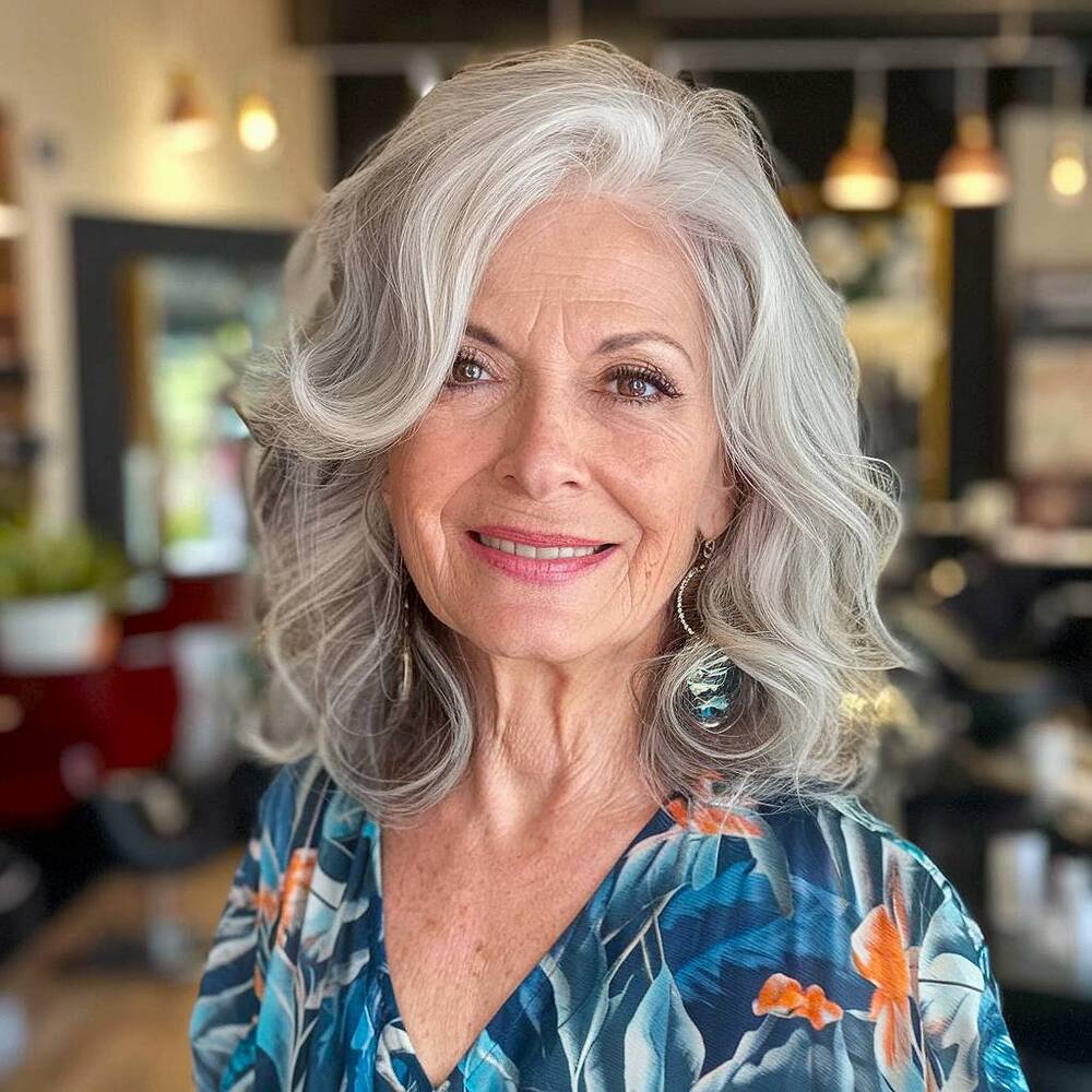 15+ Flattering Long Bob Haircuts for Women Over 70 in 2025