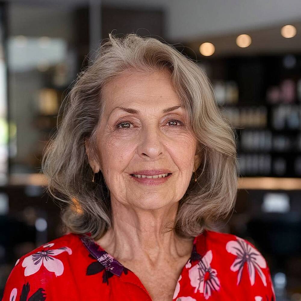 15+ Flattering Long Bob Haircuts for Women Over 70 in 2025