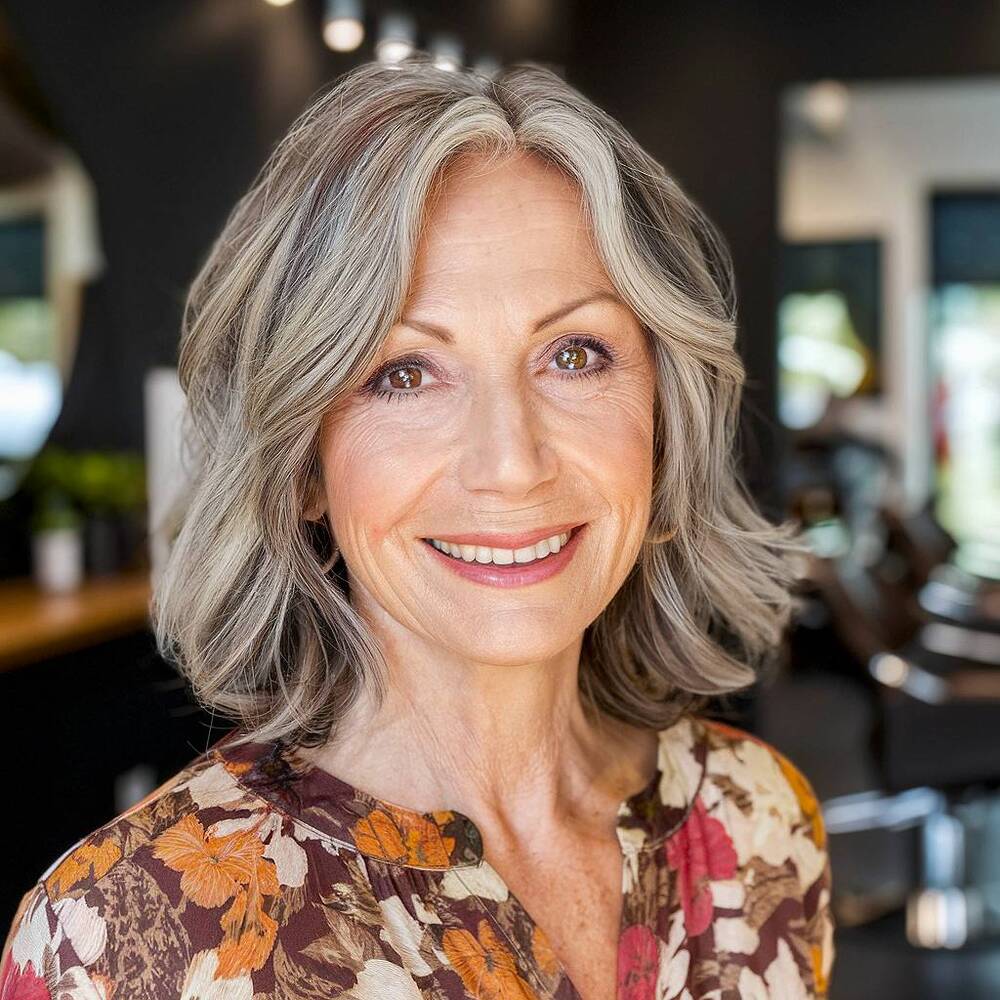 15+ Flattering Long Bob Haircuts for Women Over 70 in 2025