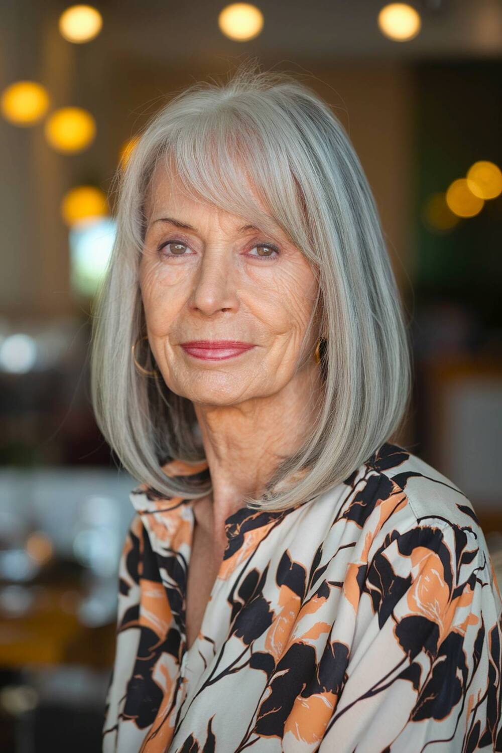 15+ Flattering Long Bob Haircuts for Women Over 70 in 2025