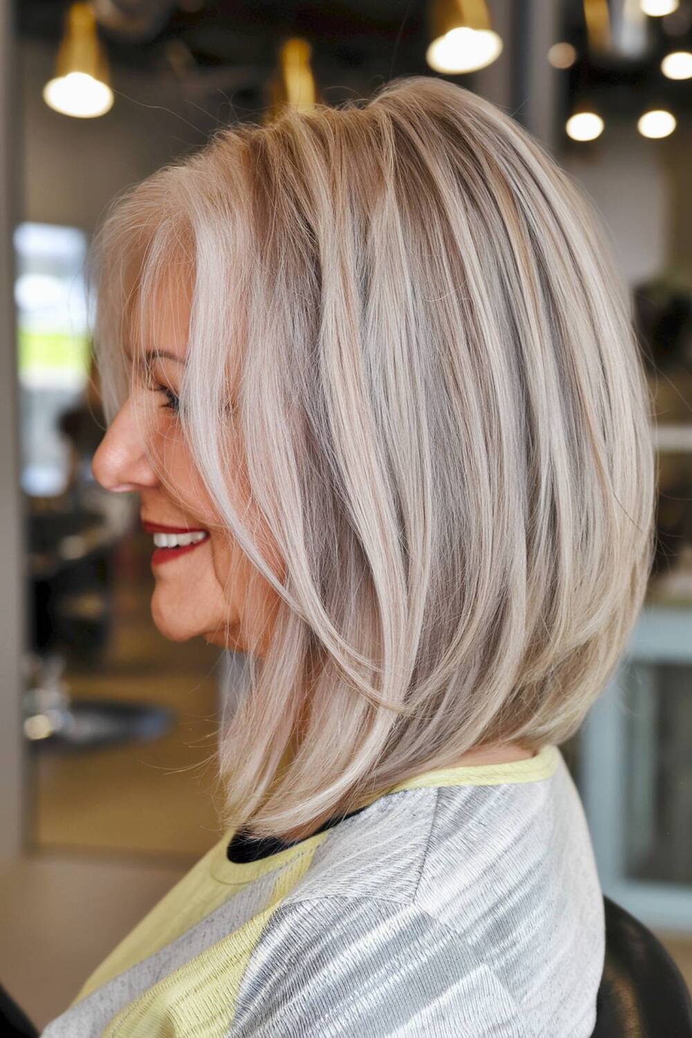 15+ Flattering Long Bob Haircuts for Women Over 70 in 2025