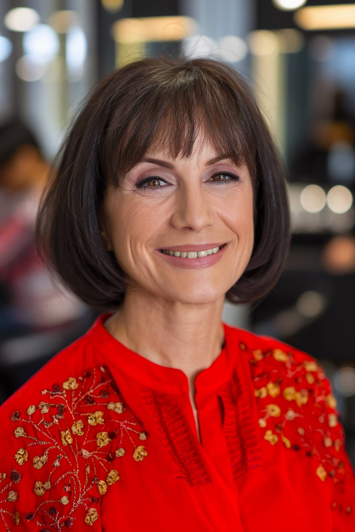 15+ Stylish Short Bob with Bangs Ideas for Older Women in 2025