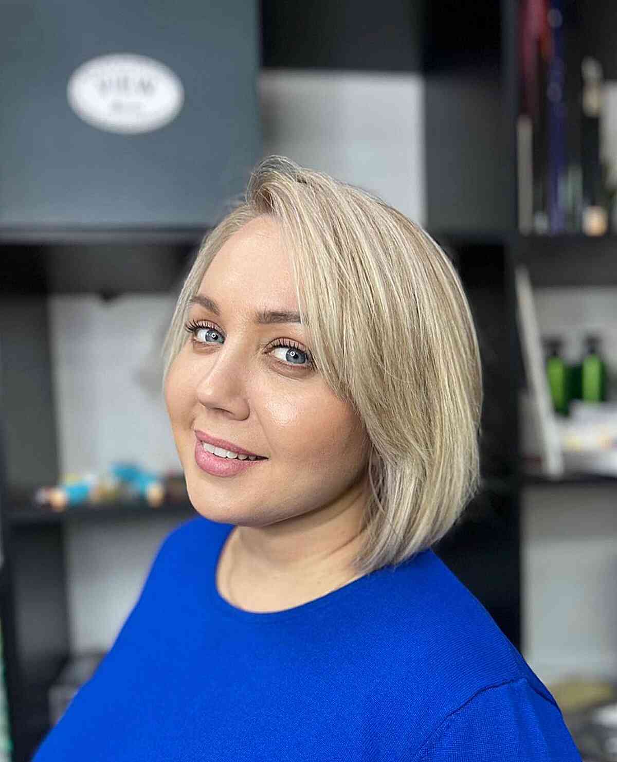 50 of the Most Flattering Bob Haircuts for Round Faces