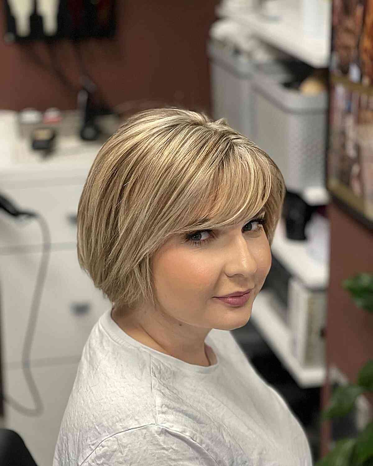 50 of the Most Flattering Bob Haircuts for Round Faces