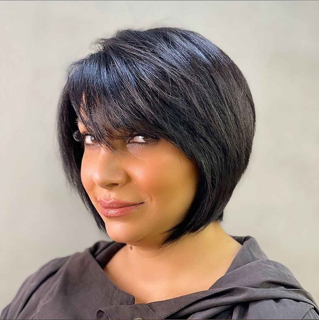 50 of the Most Flattering Bob Haircuts for Round Faces