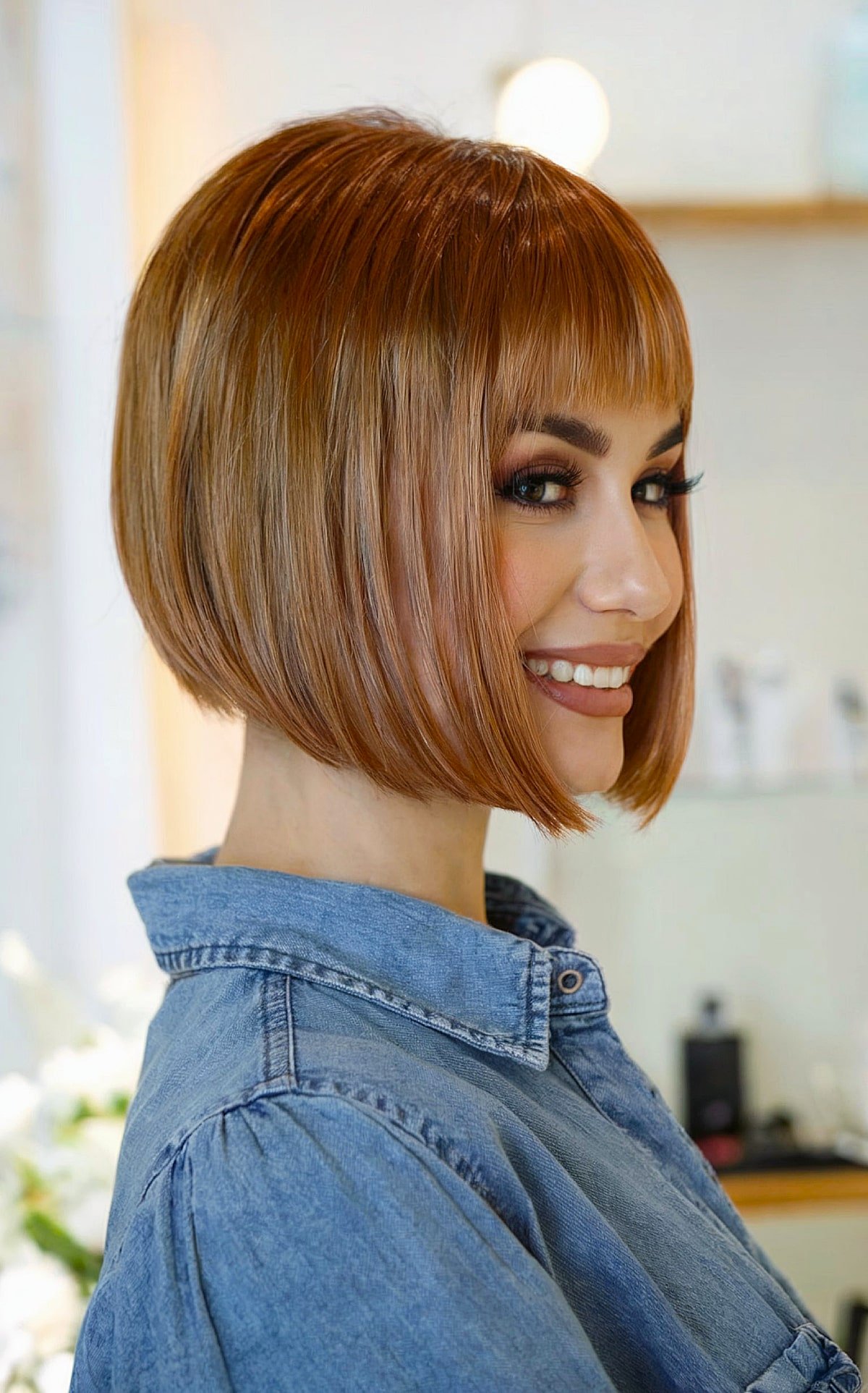 52 Most Eye-Catching Bob Haircuts With Bangs for a Fresh Makeover
