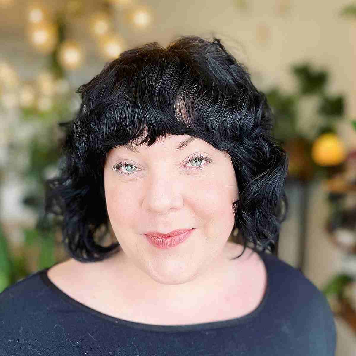 27 Cutest Wavy Bobs with Bangs Women Are Getting Right Now