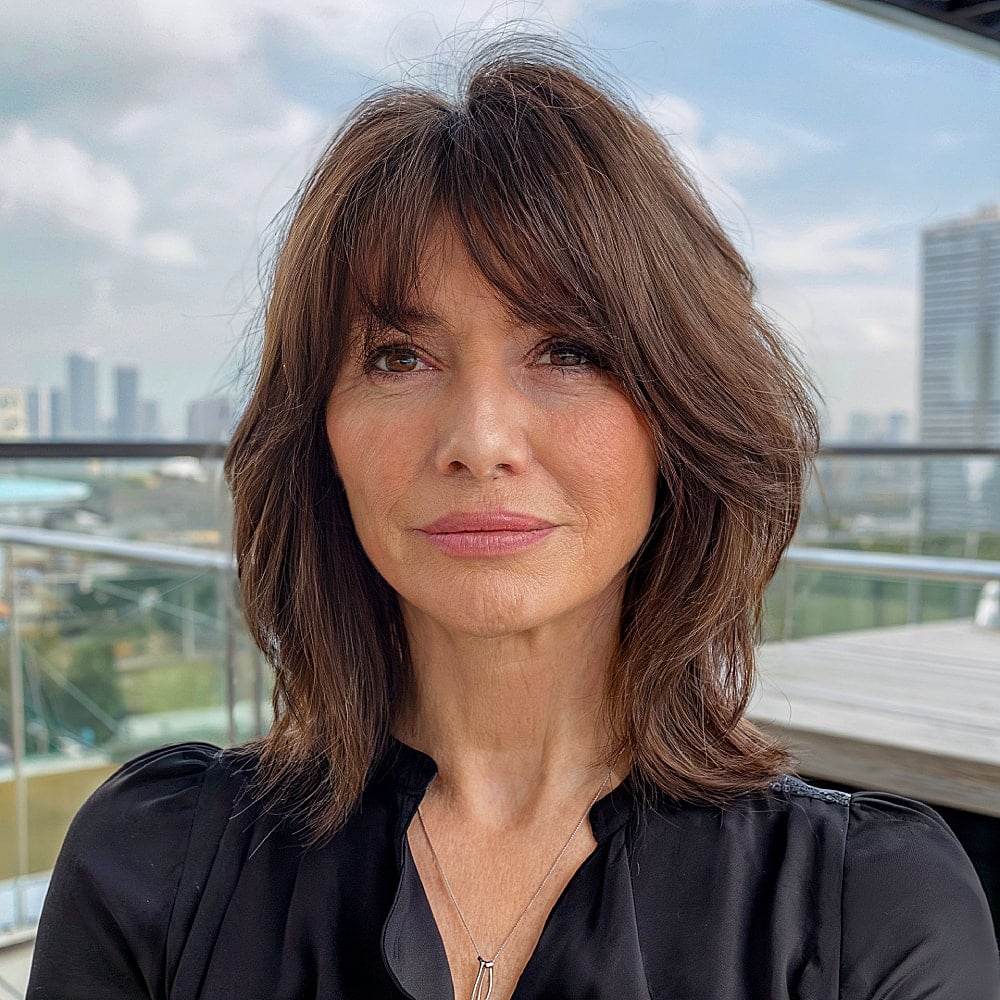 15+ Gorgeous Long Bob Haircuts for Women Over 50 in 2025