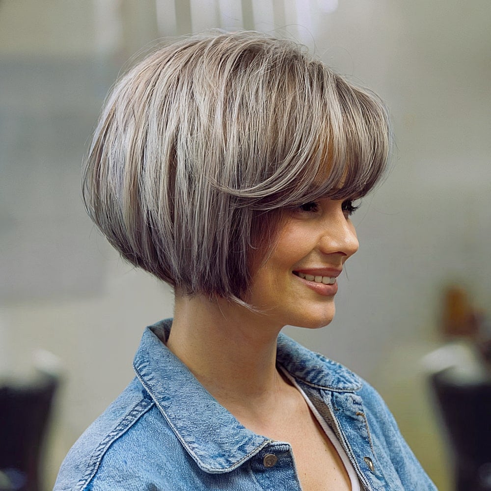26 Best A-Line Bob with Bangs for a Modish Look
