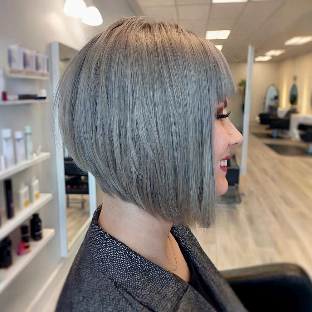 26 Best A-Line Bob with Bangs for a Modish Look