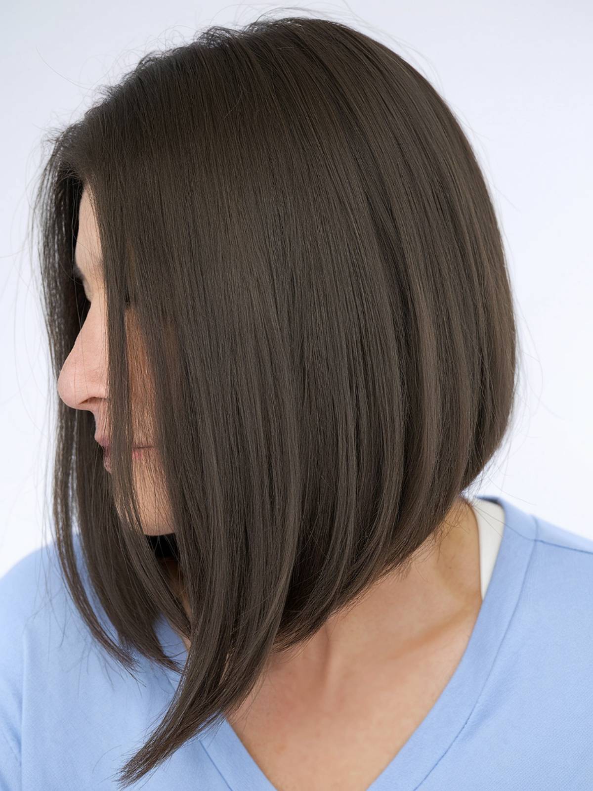 15+ Beautiful Angled Bob Hairstyles for Women Over 50 in 2025