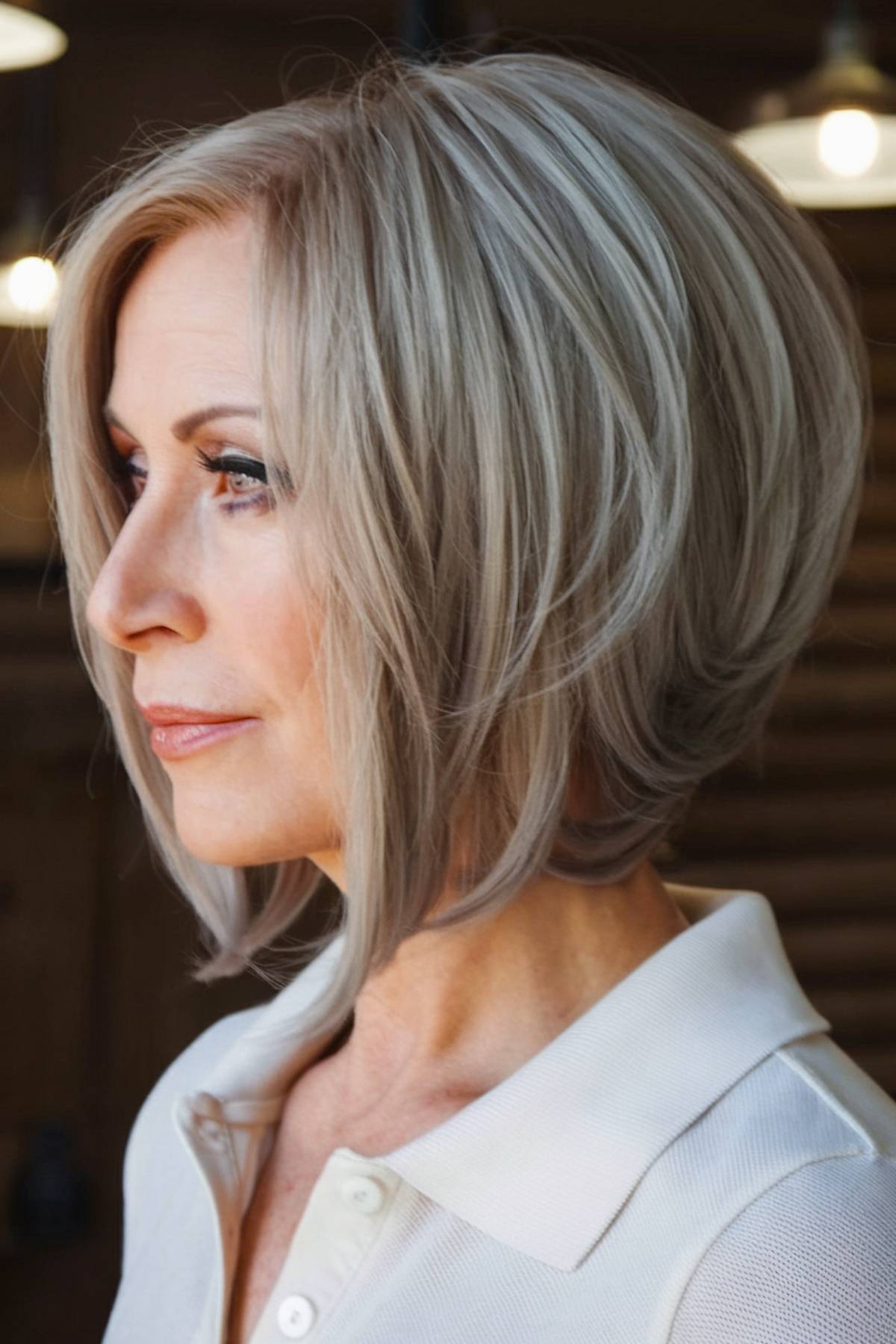 15+ Beautiful Angled Bob Hairstyles for Women Over 50 in 2025