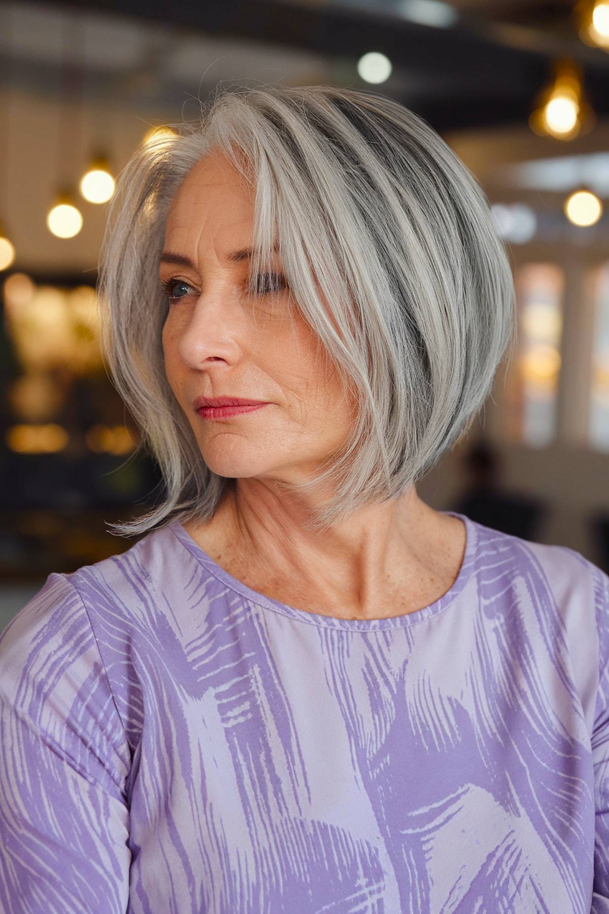 15+ Beautiful Angled Bob Hairstyles for Women Over 50 in 2025