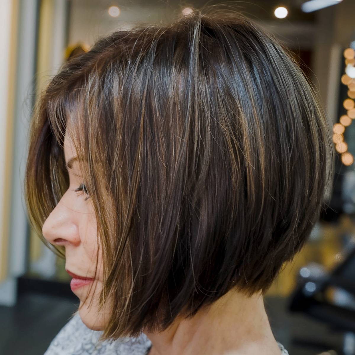 15+ Beautiful Angled Bob Hairstyles for Women Over 50 in 2025