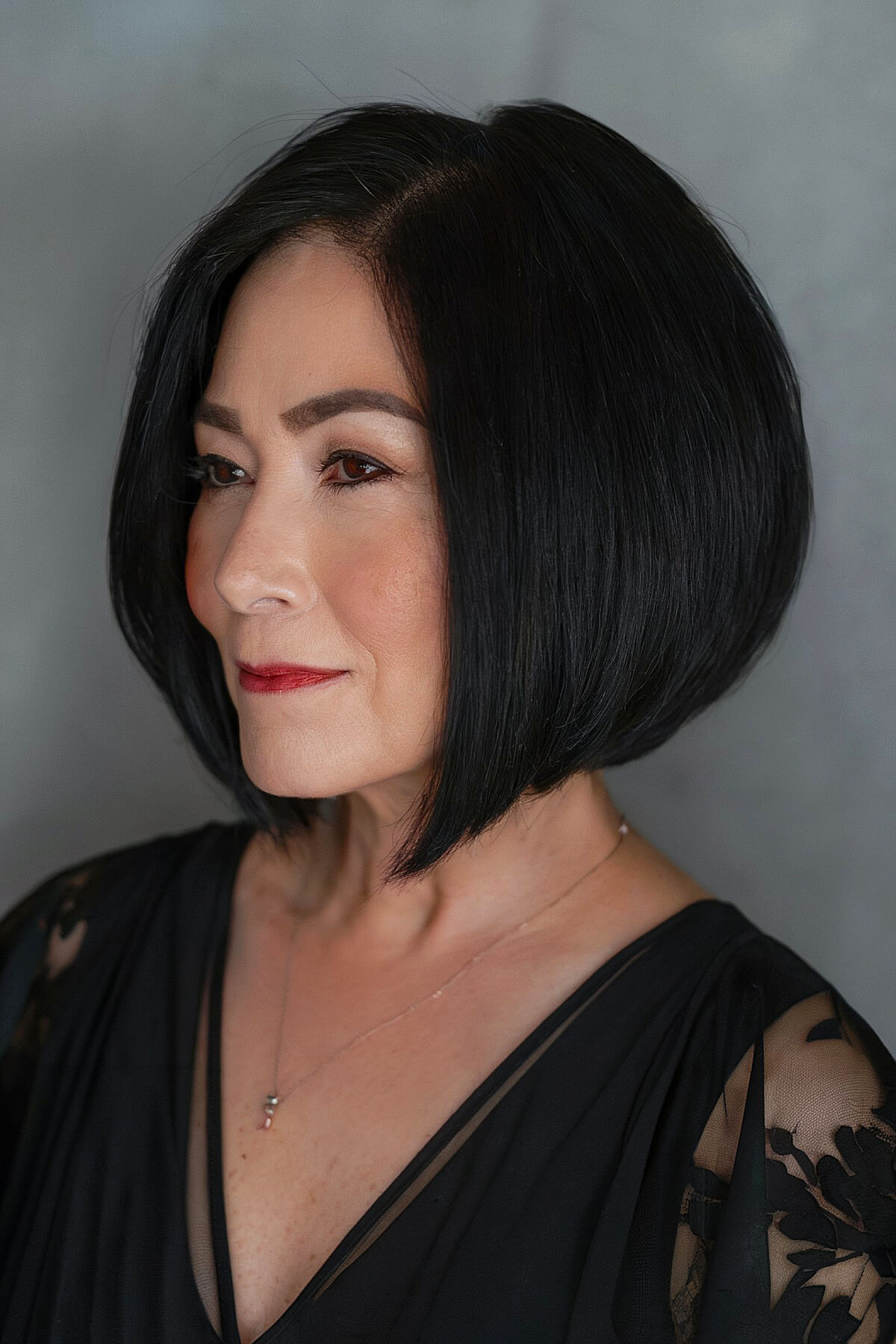 15+ Beautiful Angled Bob Hairstyles for Women Over 50 in 2025