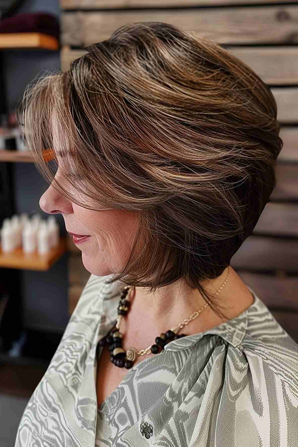 45 Modern Layered Bob Haircuts for Women Over 50 to Take Years Off