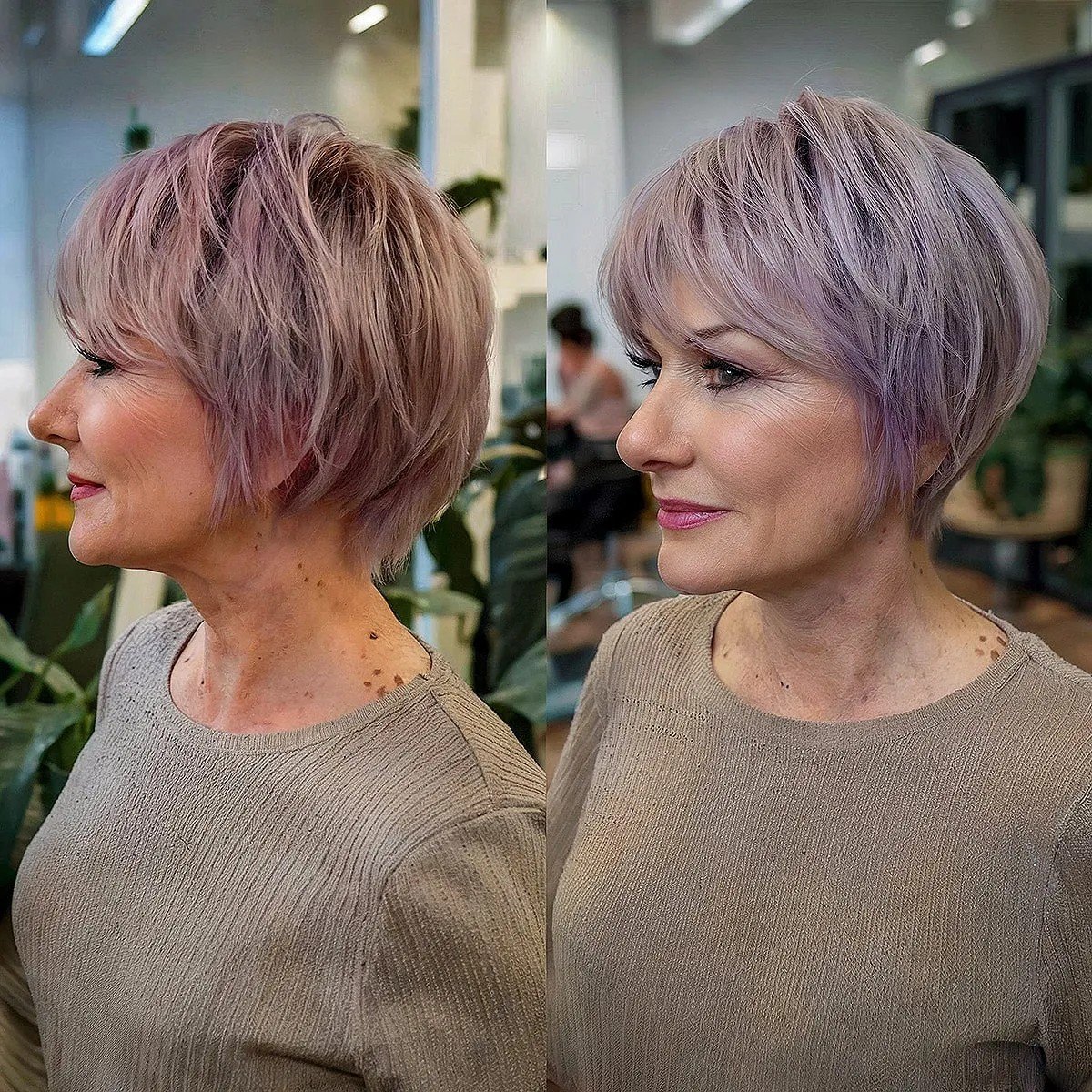 45 Modern Layered Bob Haircuts for Women Over 50 to Take Years Off