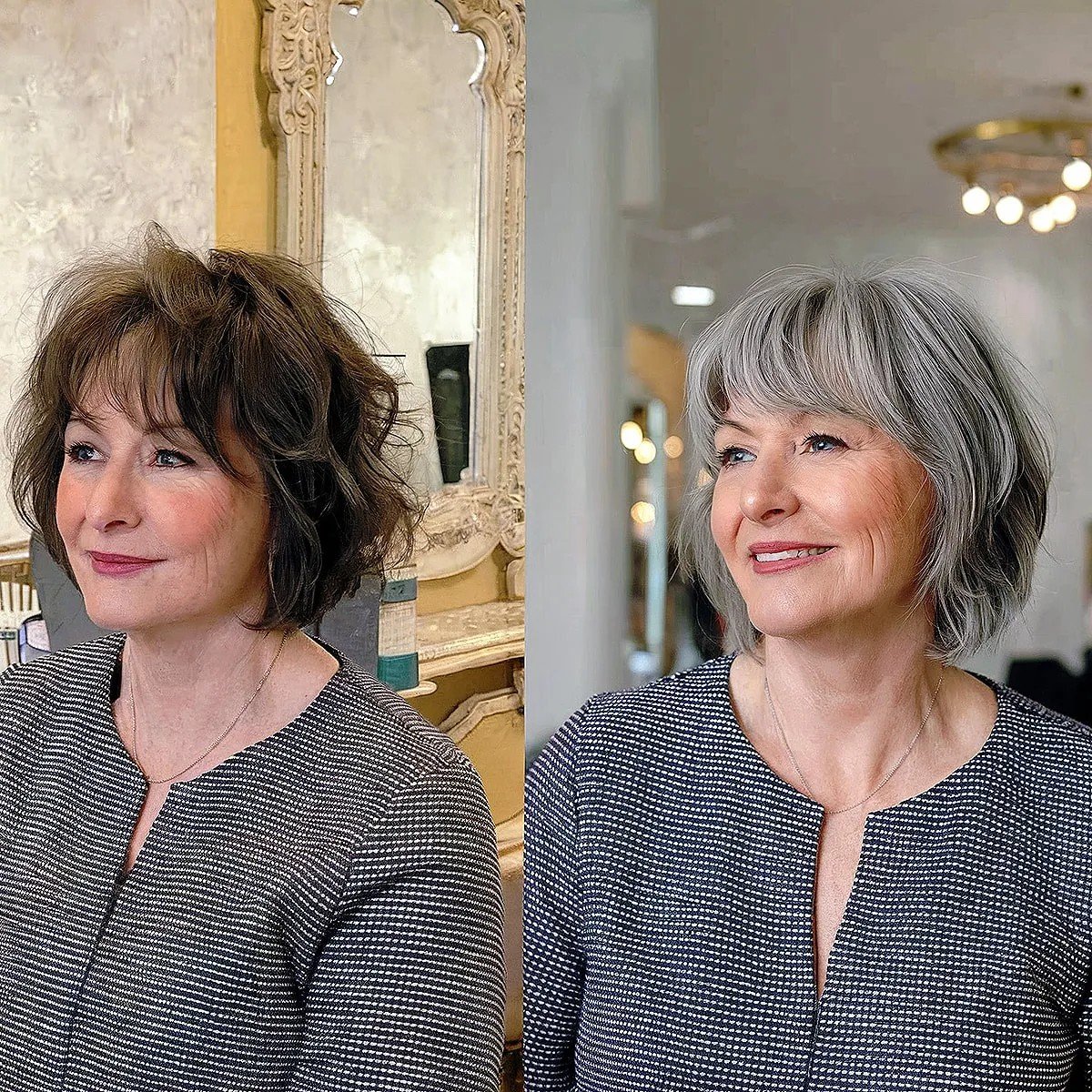 45 Modern Layered Bob Haircuts for Women Over 50 to Take Years Off
