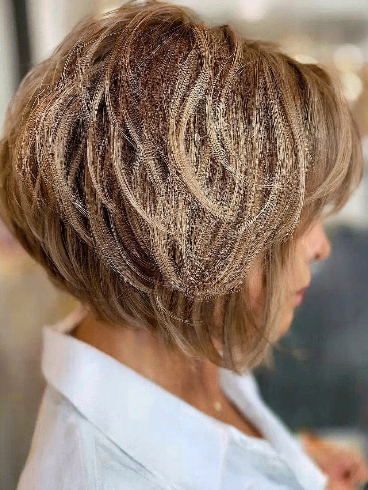 45 Modern Layered Bob Haircuts for Women Over 50 to Take Years Off
