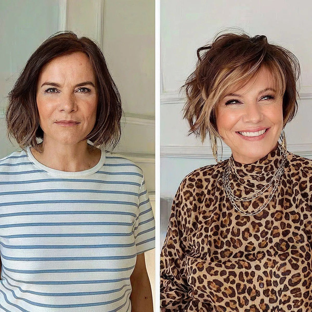 45 Modern Layered Bob Haircuts for Women Over 50 to Take Years Off