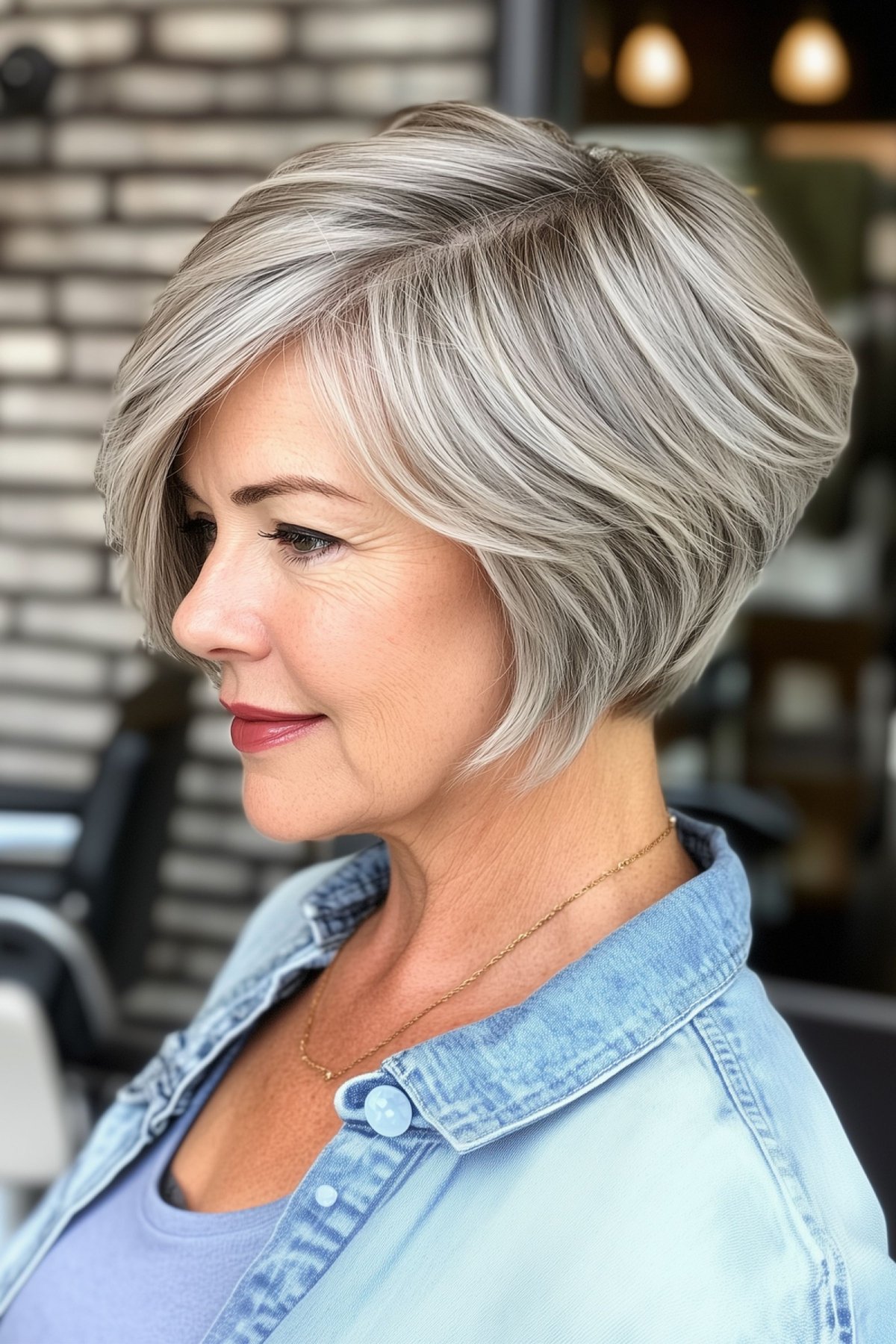 45 Modern Layered Bob Haircuts for Women Over 50 to Take Years Off
