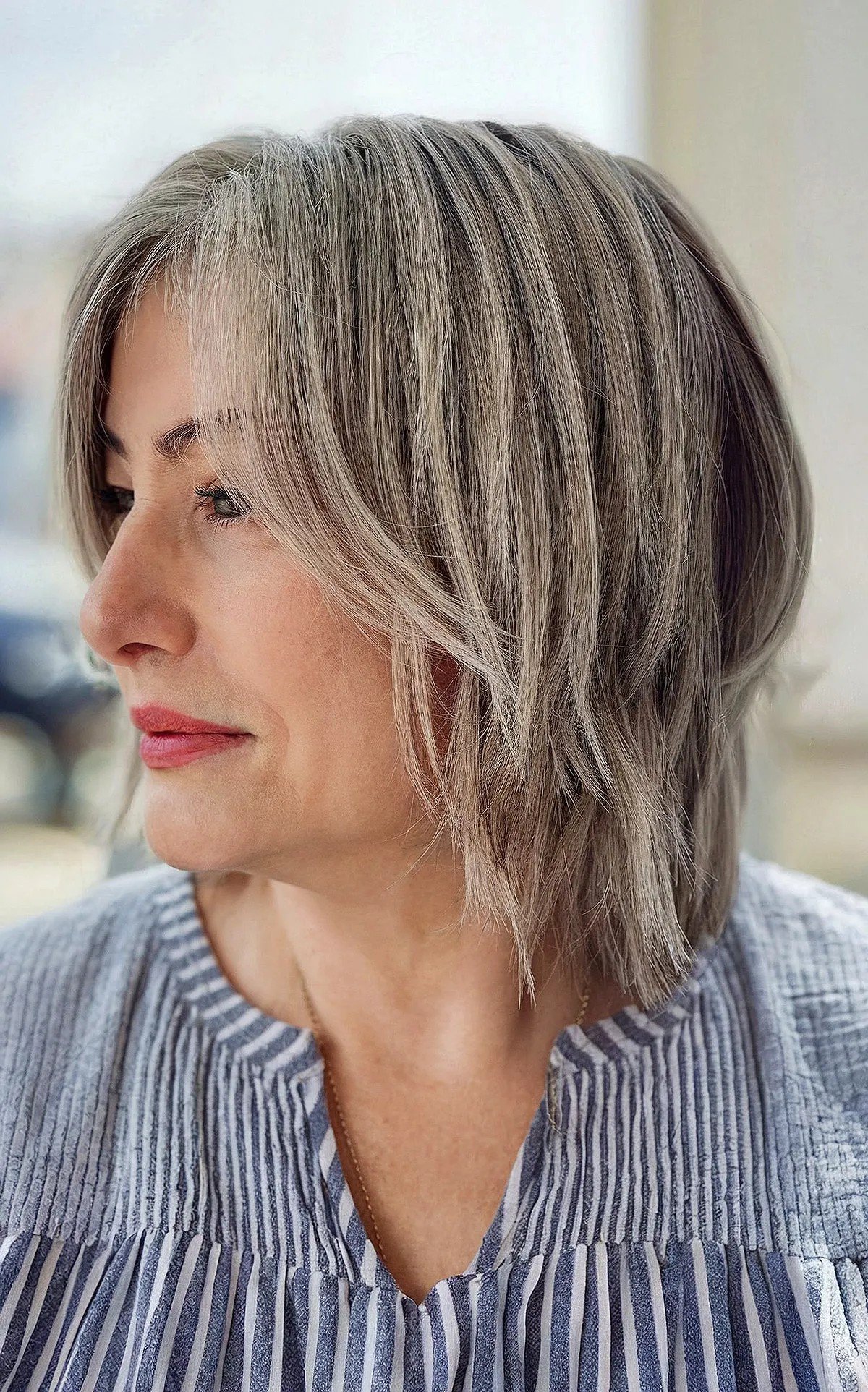 45 Modern Layered Bob Haircuts for Women Over 50 to Take Years Off
