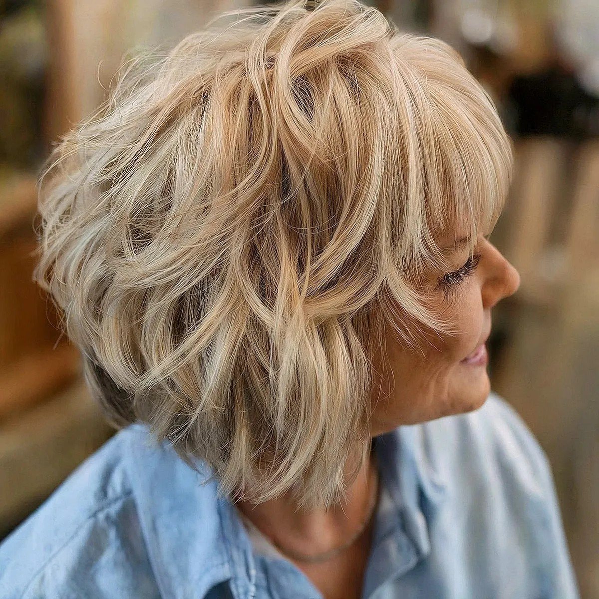 45 Modern Layered Bob Haircuts for Women Over 50 to Take Years Off