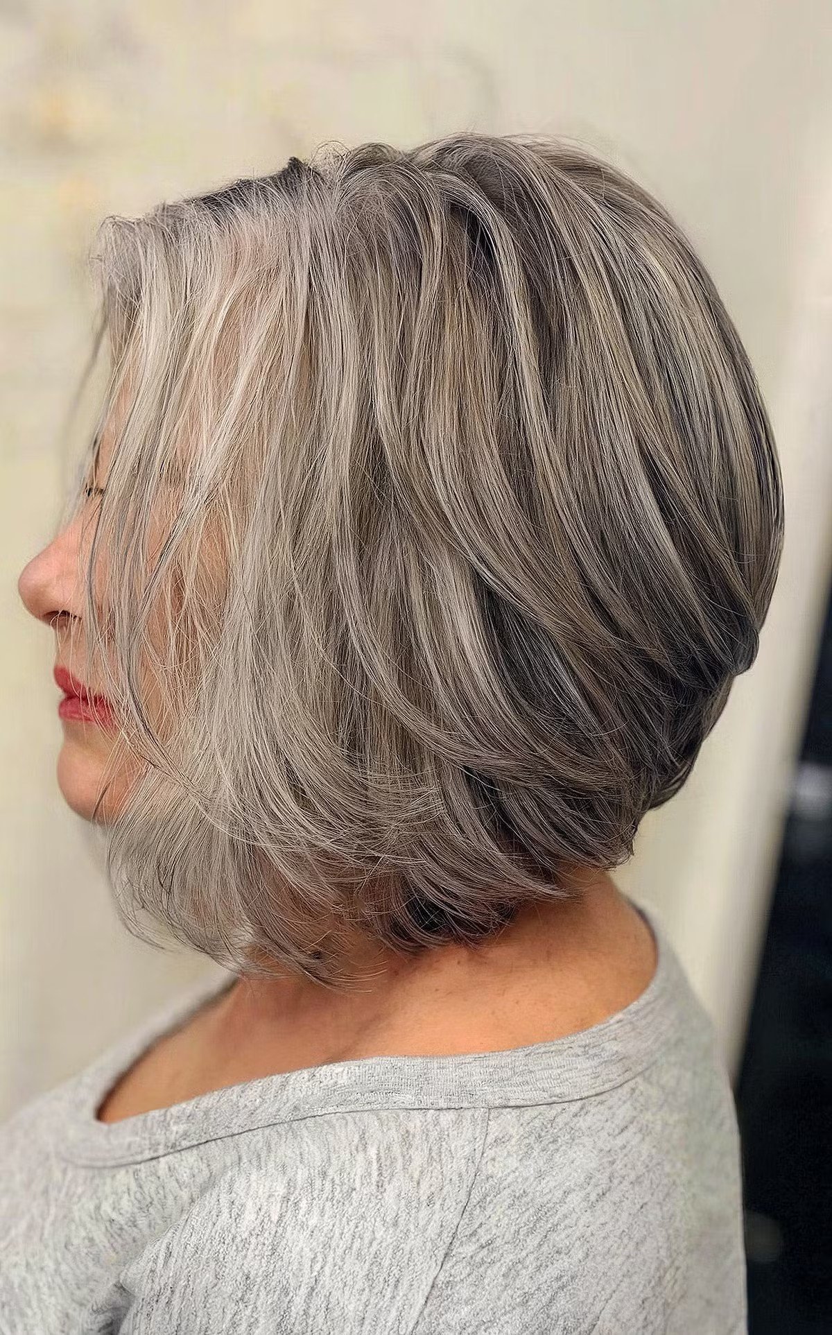 45 Modern Layered Bob Haircuts for Women Over 50 to Take Years Off