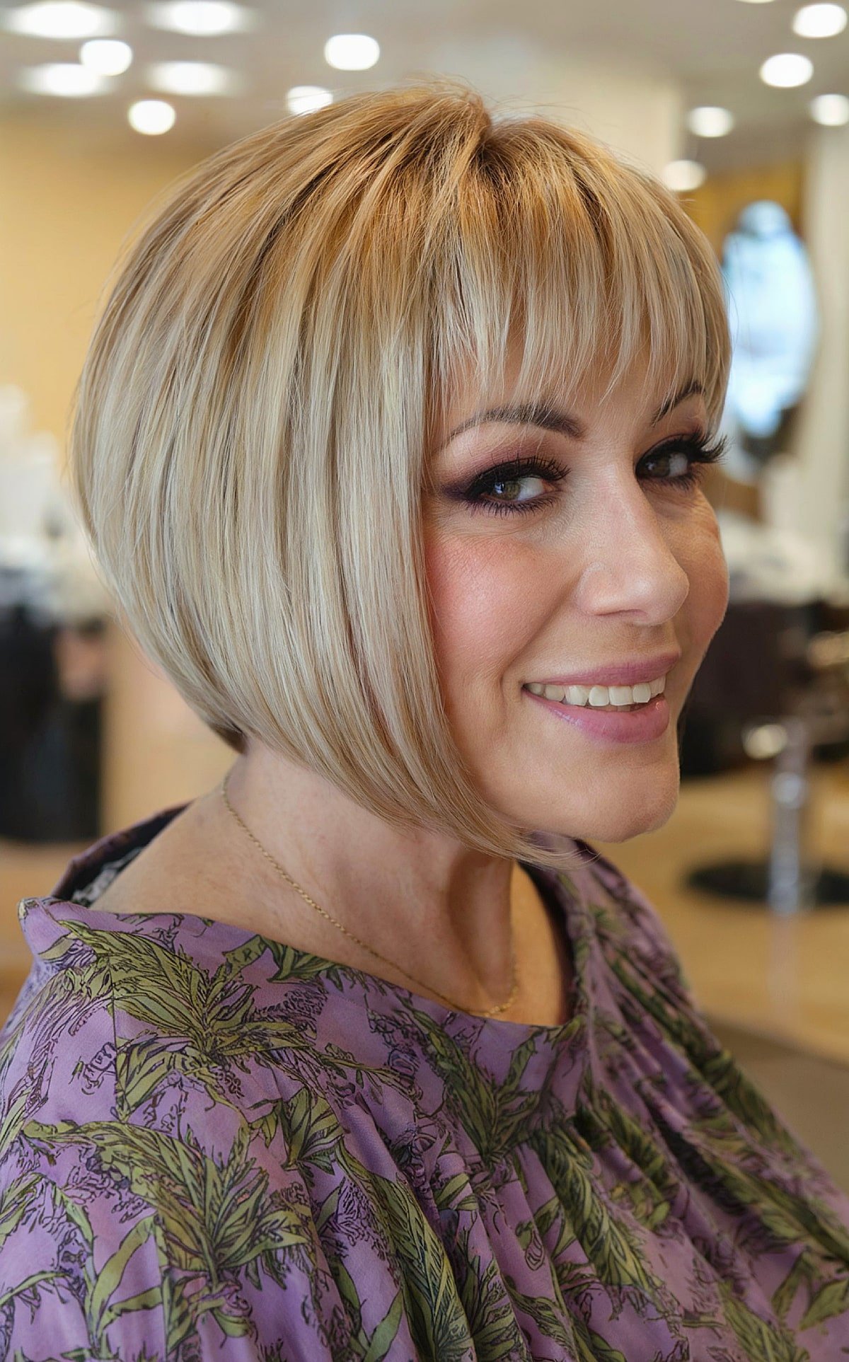 50 Beautiful Bob Haircuts for Women Over 50