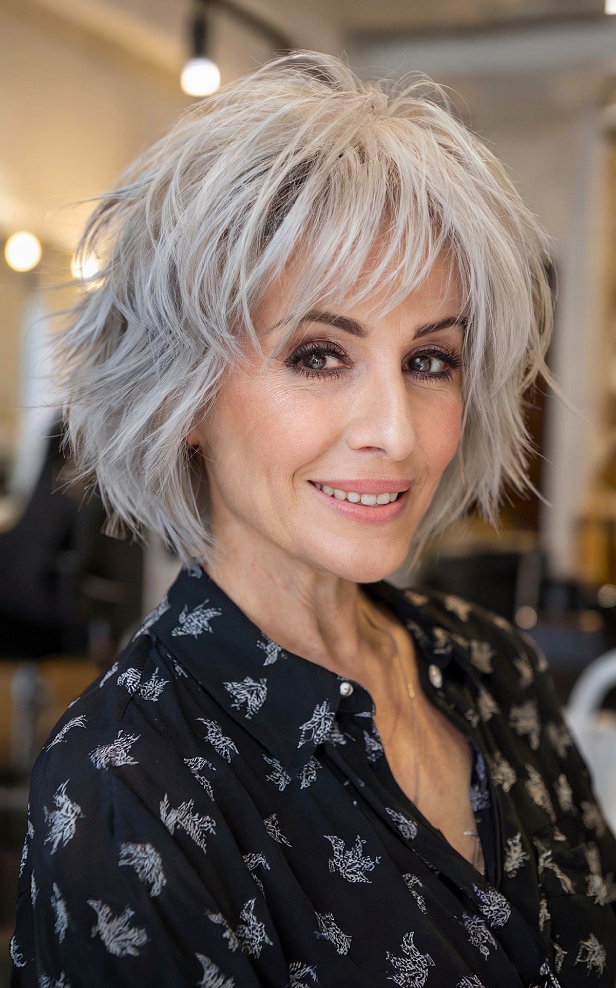 50 Beautiful Bob Haircuts for Women Over 50