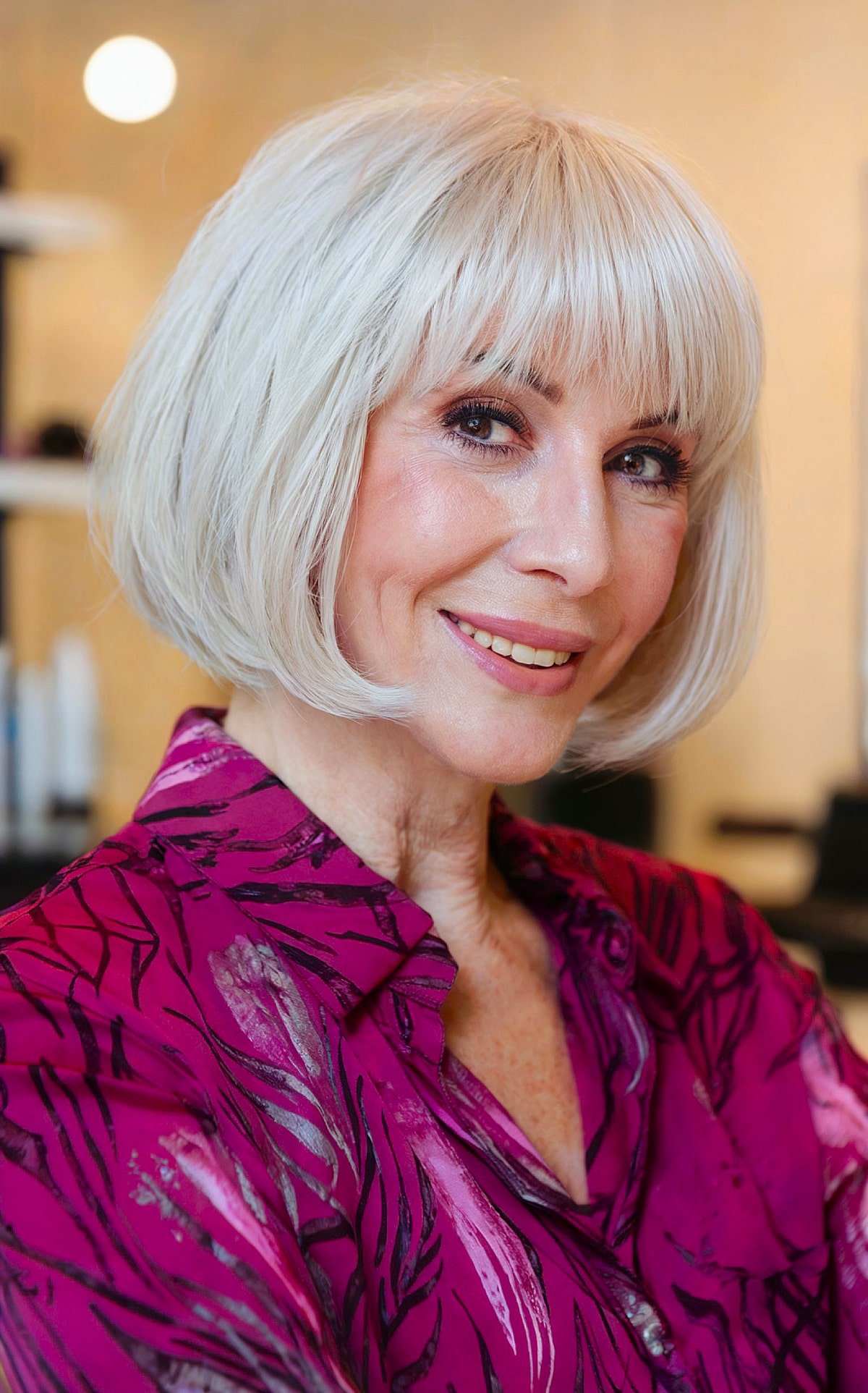 50 Beautiful Bob Haircuts for Women Over 50