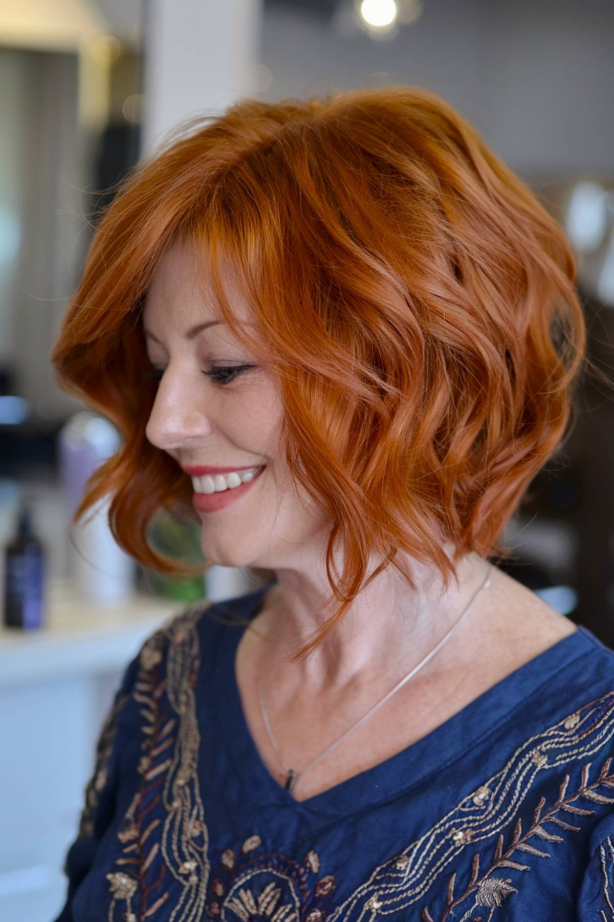 15+ Flattering Angled Bob Haircuts for Women Over 40 in 2025