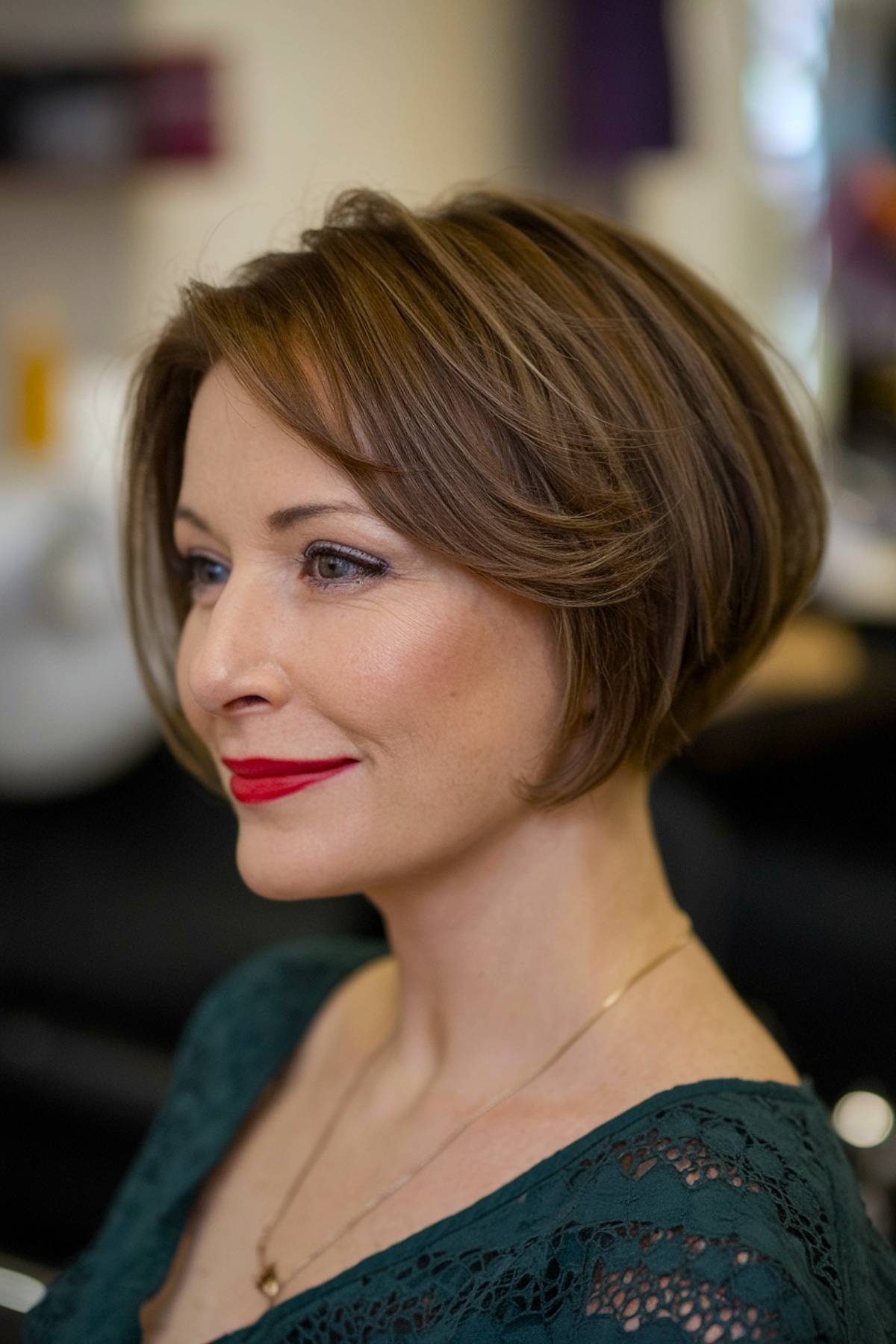 15+ Flattering Angled Bob Haircuts for Women Over 40 in 2025