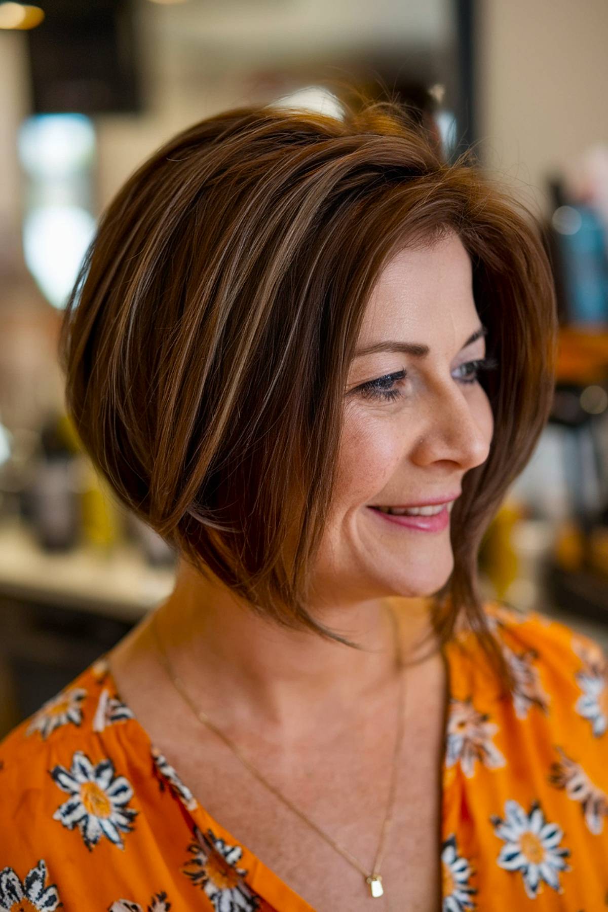 15+ Flattering Angled Bob Haircuts for Women Over 40 in 2025