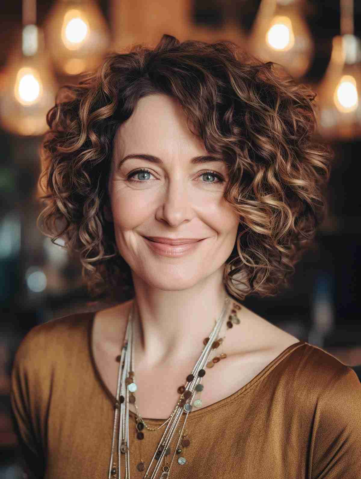 32 Short, Curly Bob Haircuts That Are Cute and Flattering