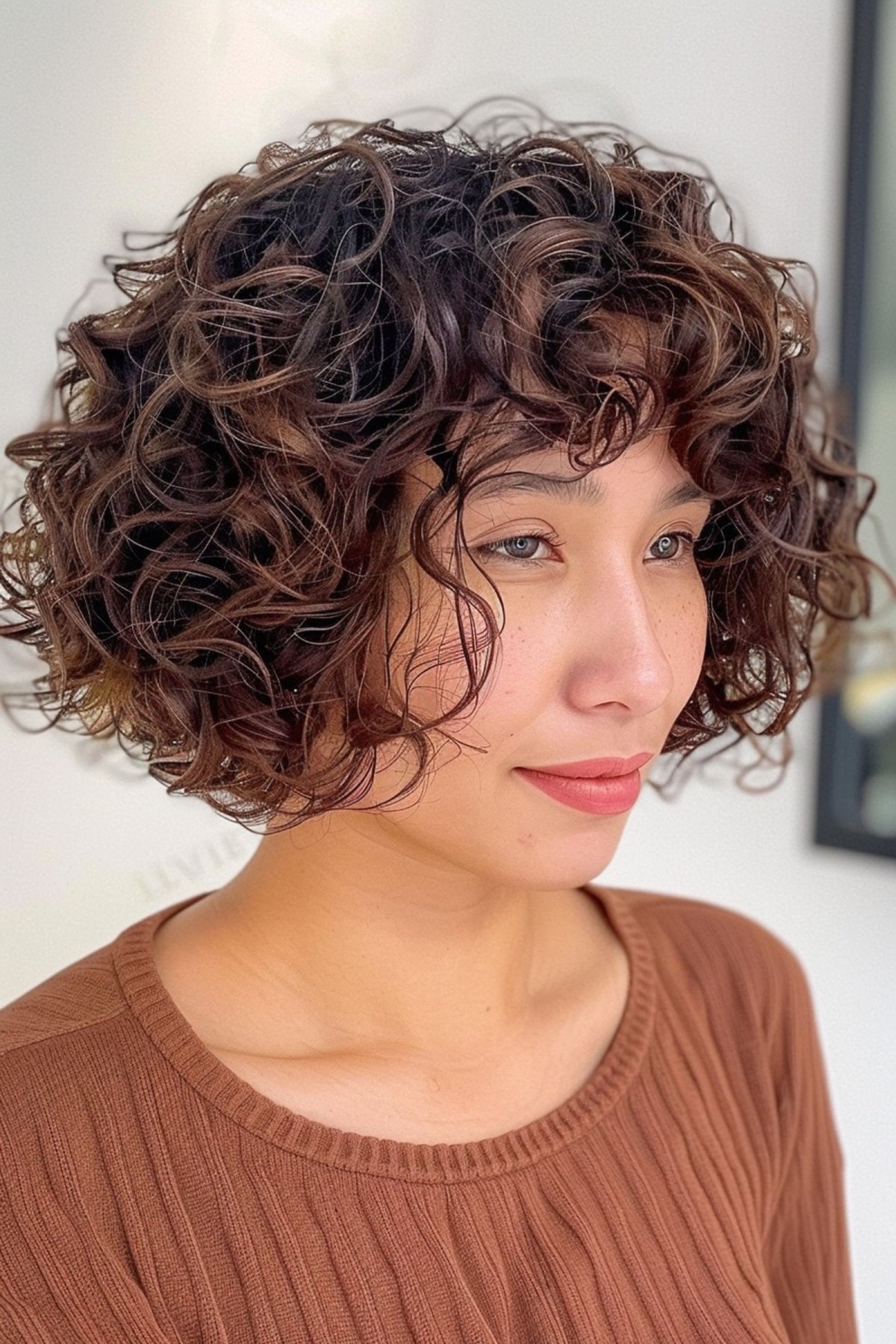 32 Short, Curly Bob Haircuts That Are Cute and Flattering